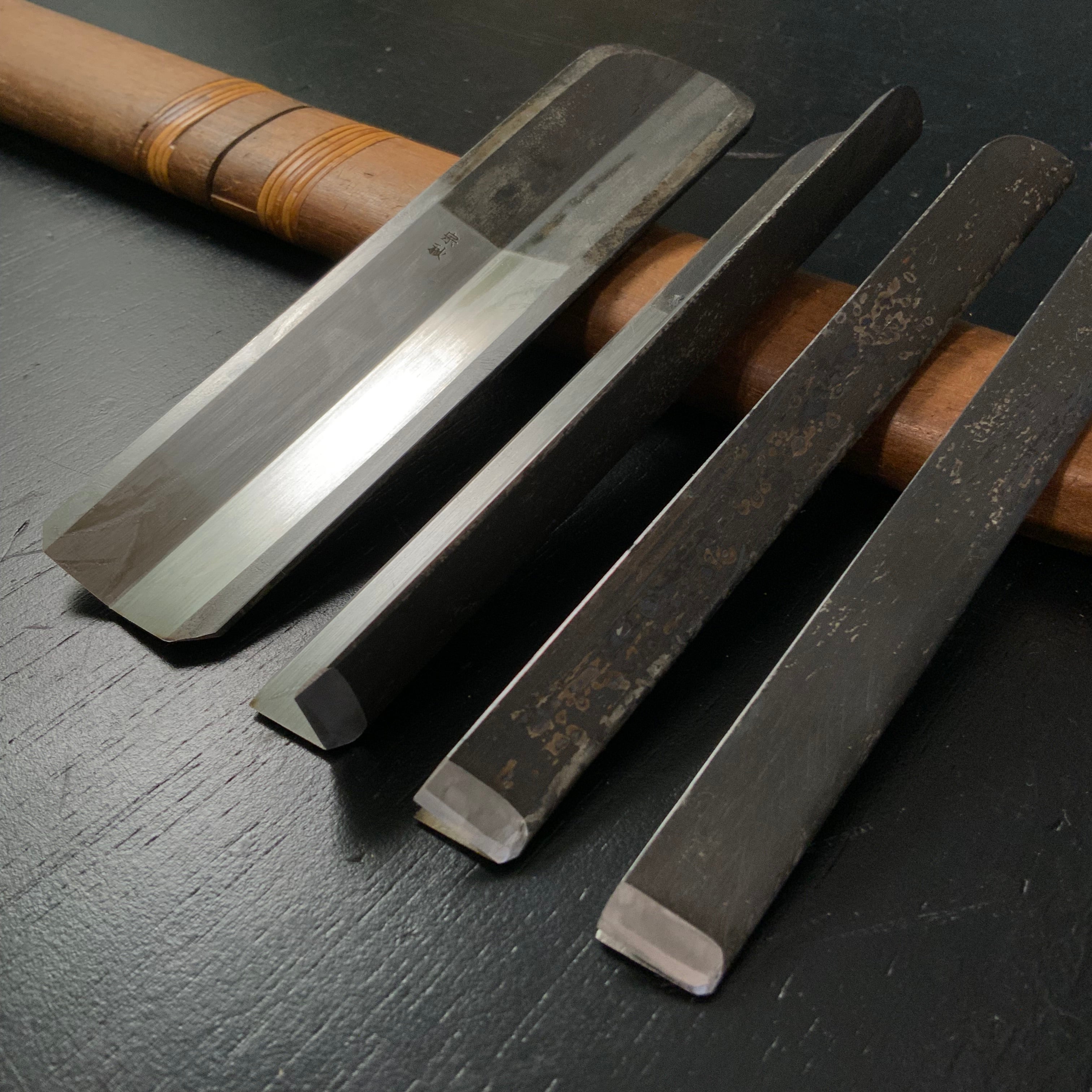 #2 八重樫 葉鉋 組子用 鉋刃 Ha Kanna Kumiko Kanna Plane Blades with white steel by Muneaki