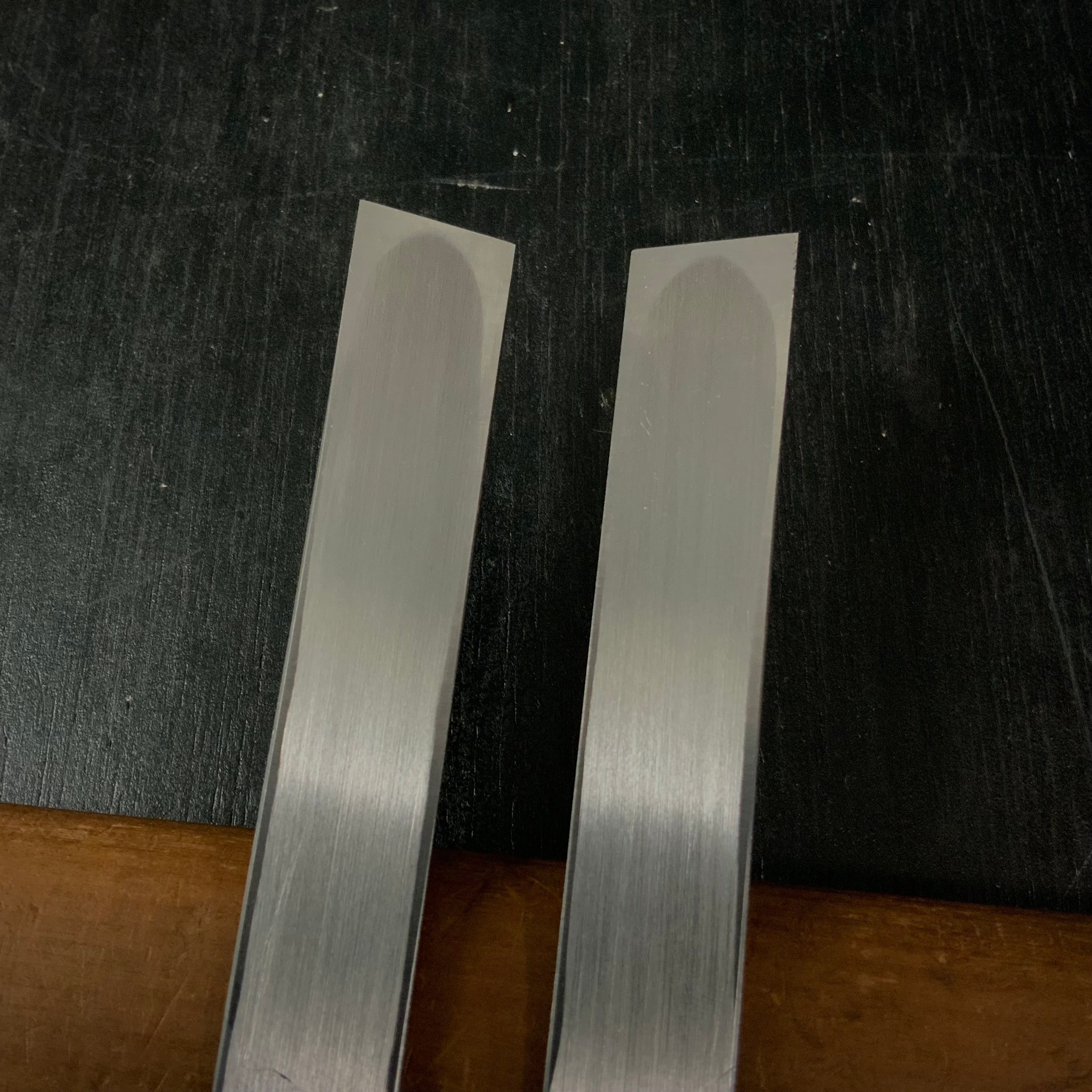 Yoshihide Sakamitsu Tsuchime Shiragaki with White Steel 吉秀 三代坂光作 白柿 槌目仕上