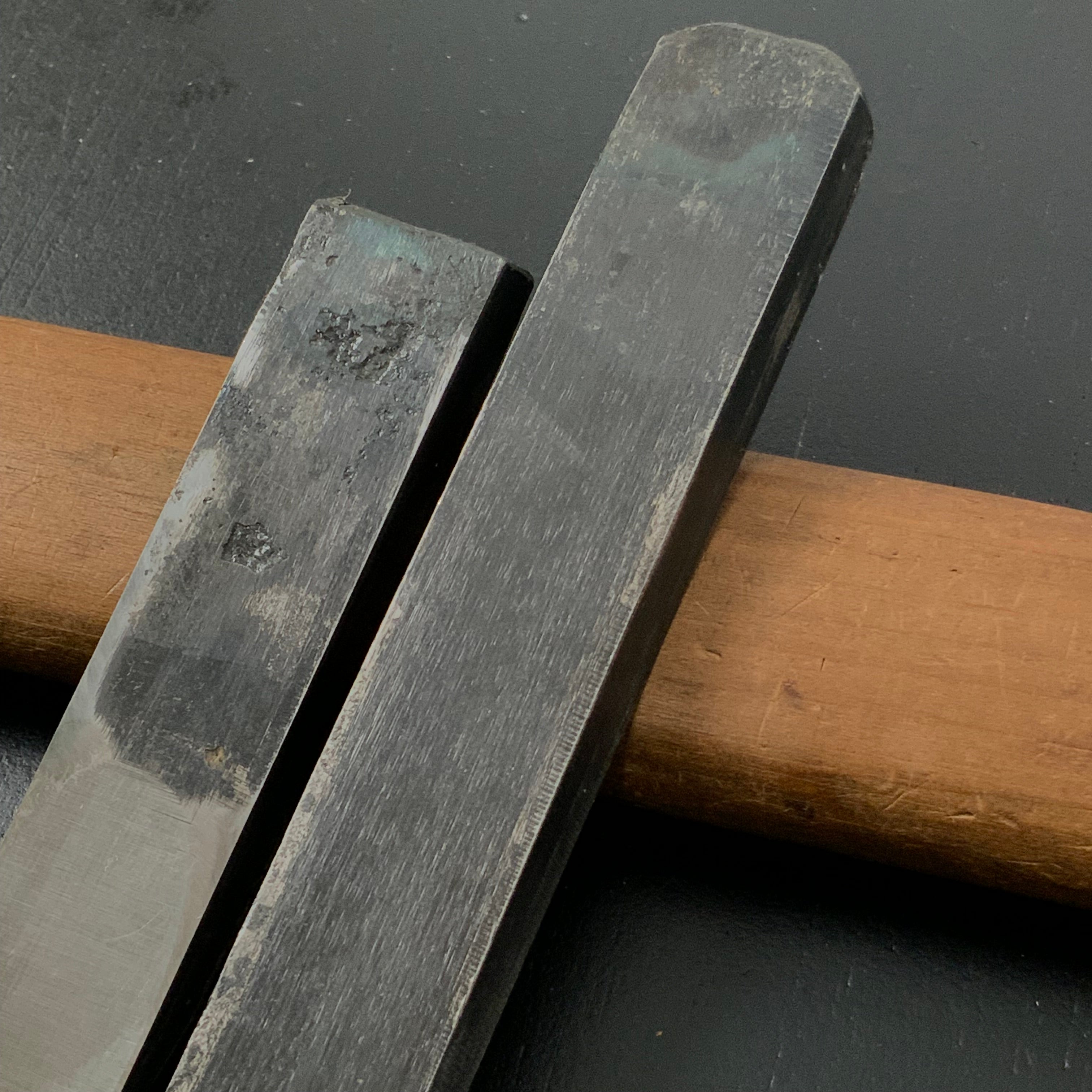 #10 Old stock Yoshitaka Side Rabbet Plane with right hand 掘出し物 義隆 右 脇取鉋 Wakitori kanna