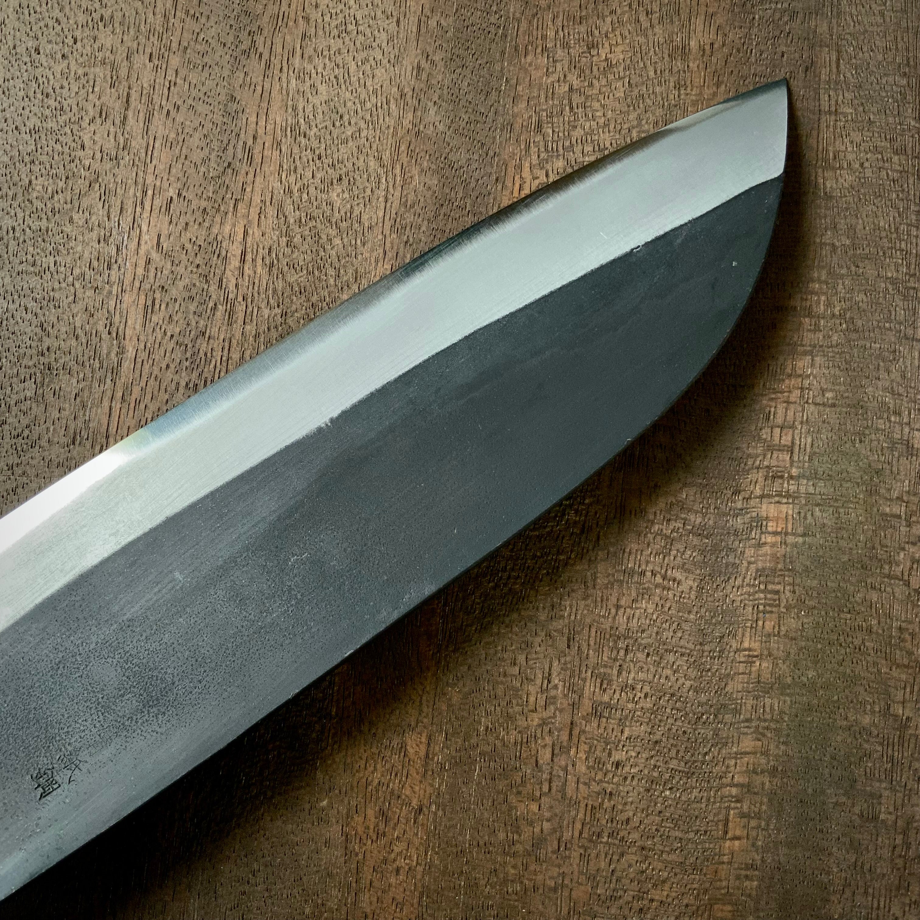 Gihei Santoku Bocho with blue steel / 義平 三徳包丁 青紙付 165mm