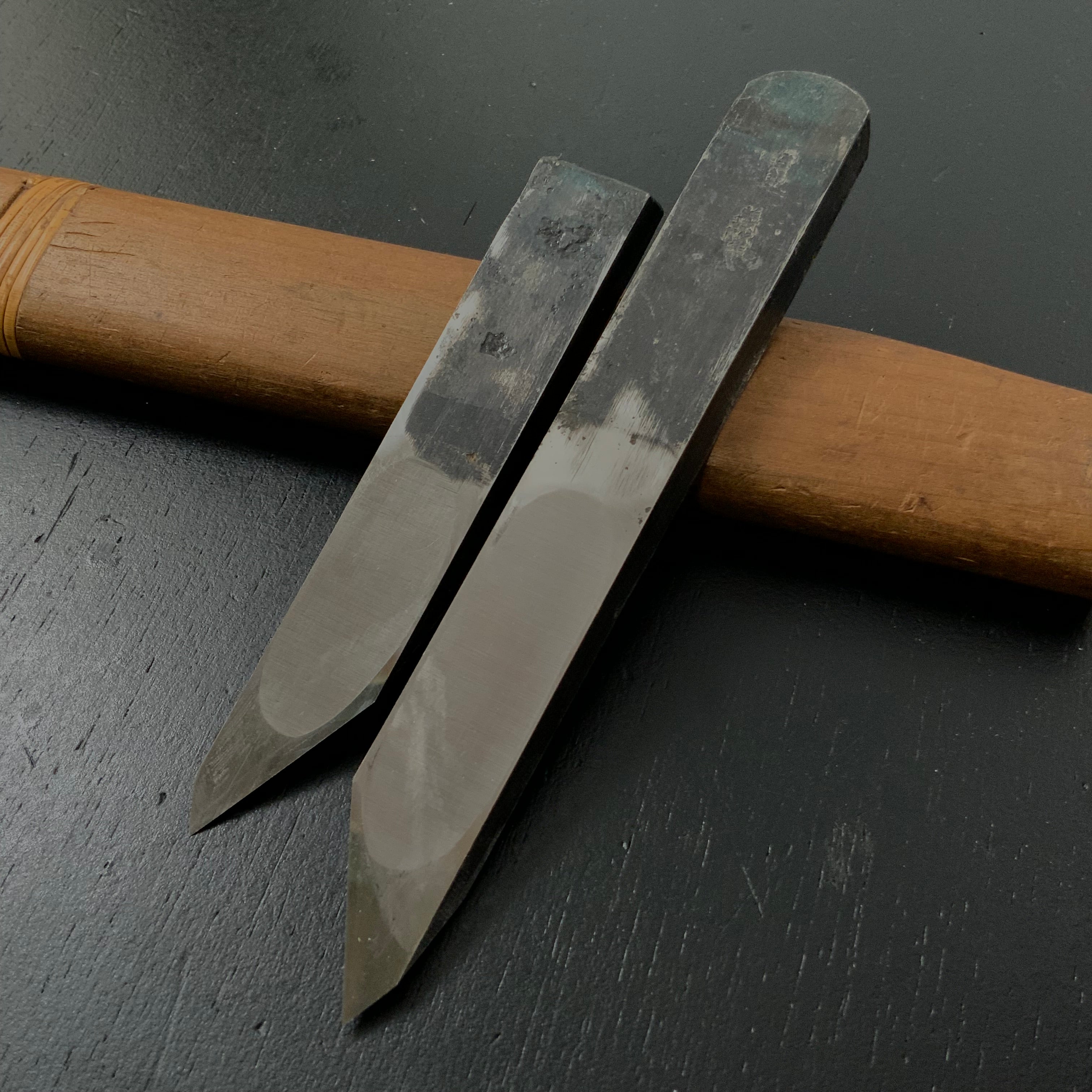 #10 Old stock Yoshitaka Side Rabbet Plane with right hand 掘出し物 義隆 右 脇取鉋 Wakitori kanna