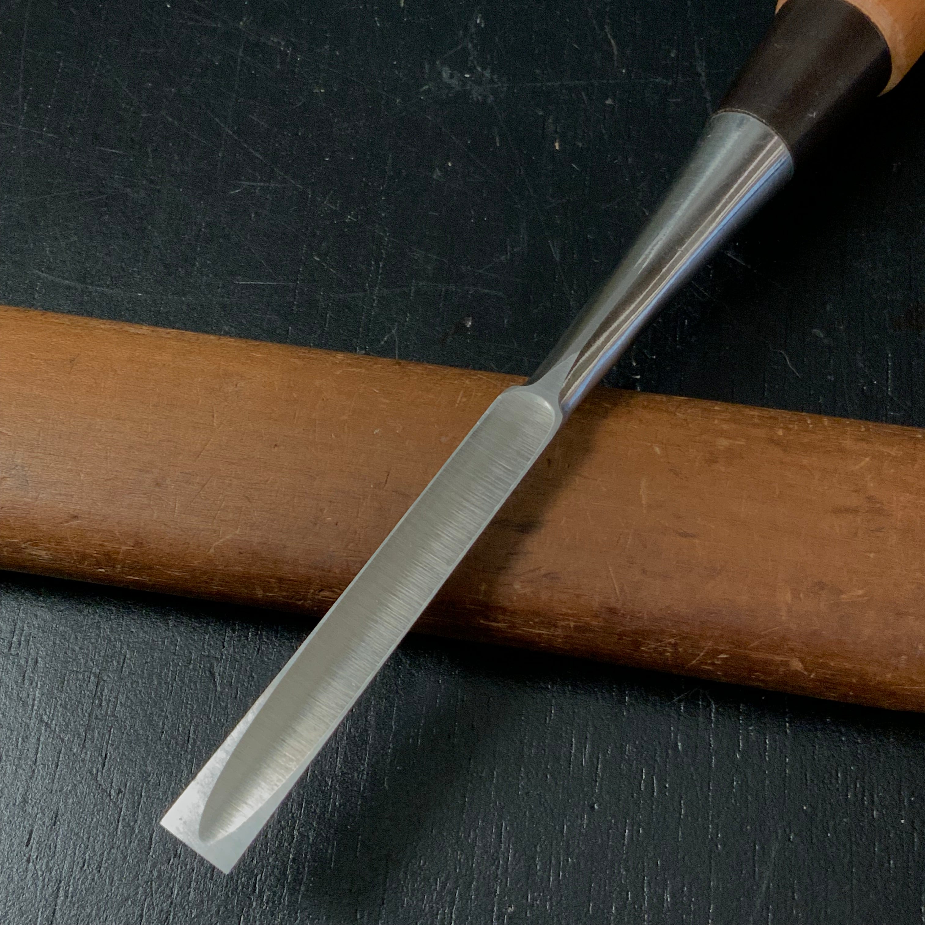 Old stock #10 Sukemaru 4th Masanori Wholesaler stamp High-Speed Steel Bench chisels 掘出し物 四代助丸 正則 ハイス鋼追入鑿 Oirenomi