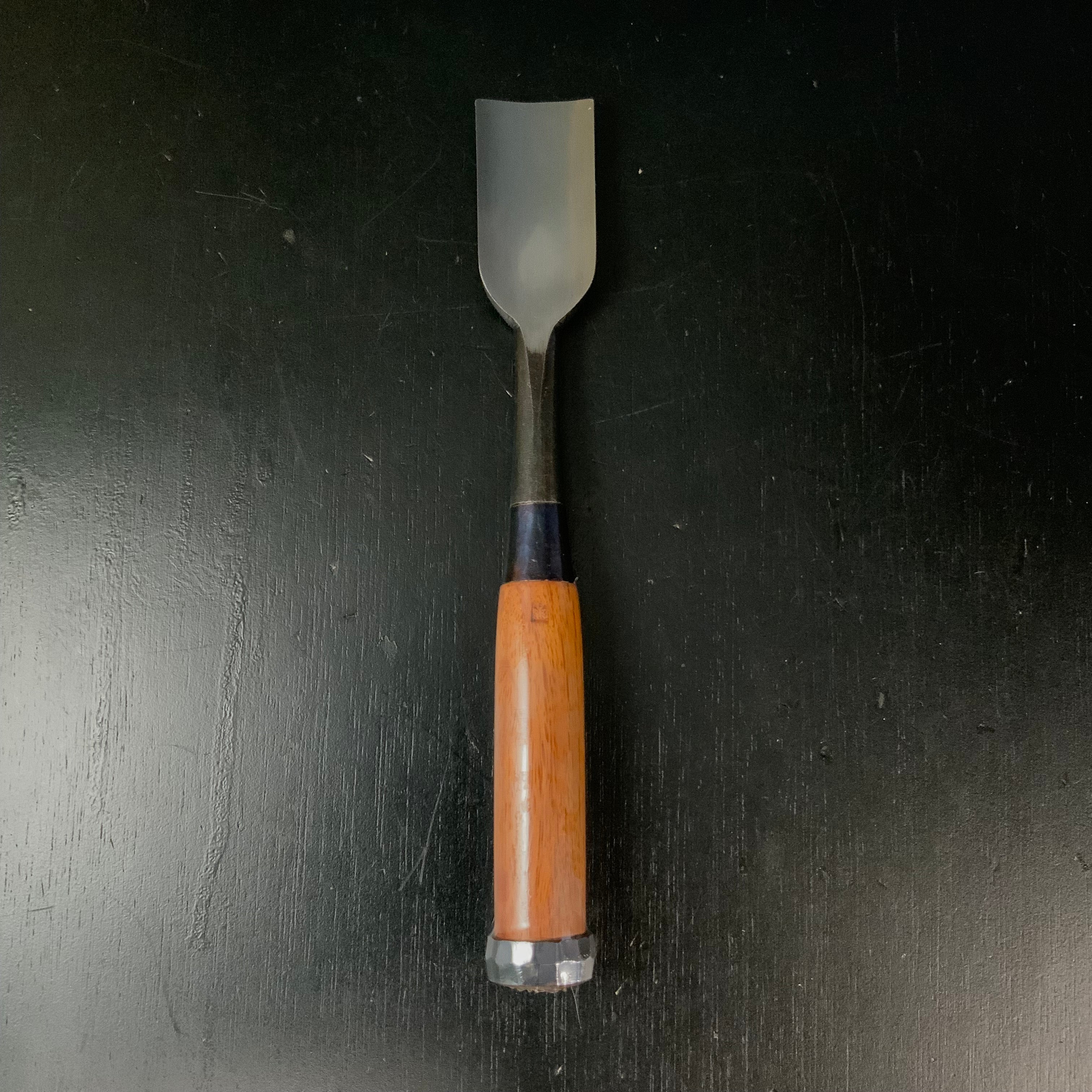 Tasai Uchimaru Medium Timber chisels with Japanese red oak 田斎作 中叩内丸鑿 赤樫柄 36mm Chutataki uchimarunomi