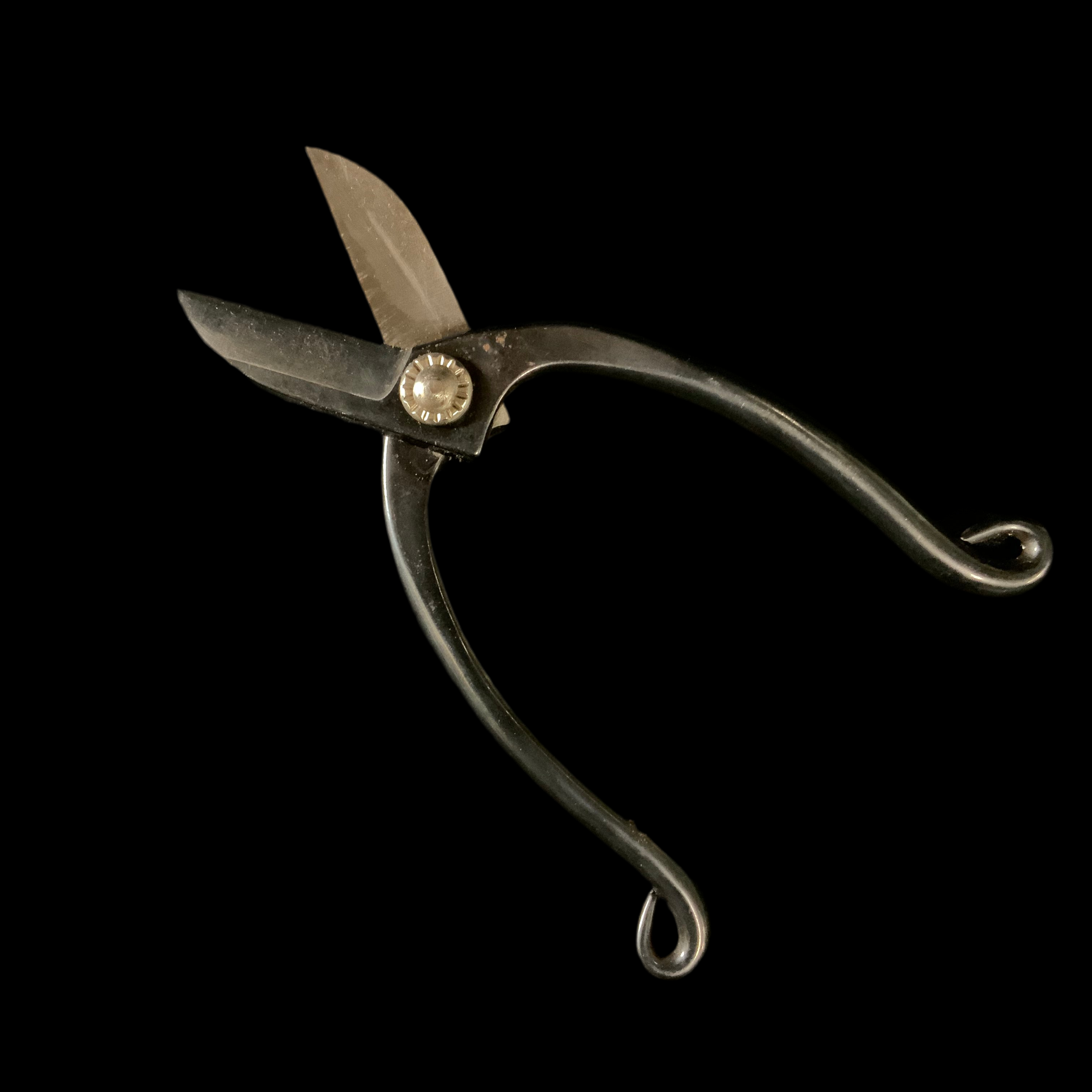 Old stock Genzo Flower shears stainless steel 掘り出し物 源造 ステンレス 花鋏 菊足 165mm 針金切り付き