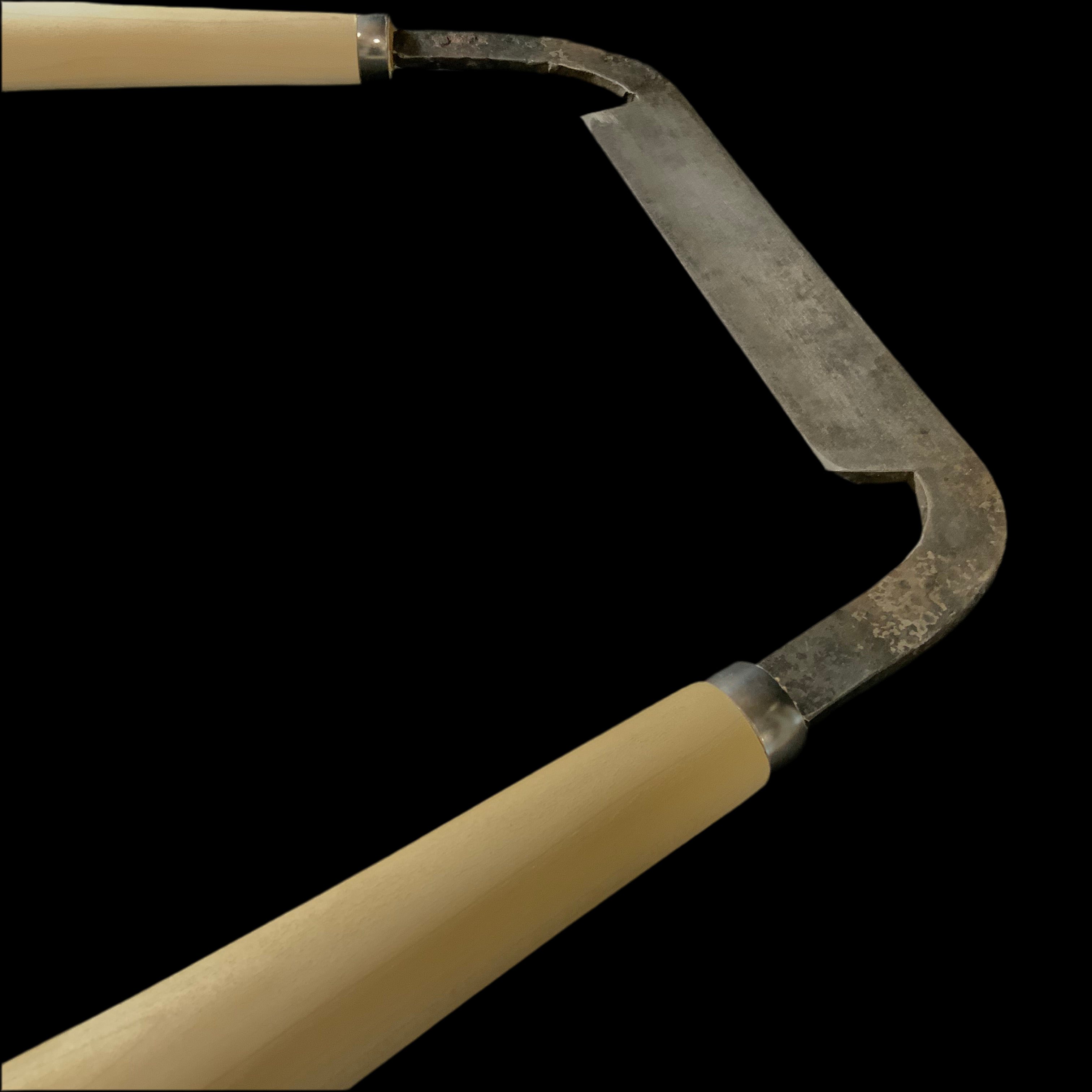 山本鉋製作所 木工用銑 青紙鋼 Yamamoto Sen Woodworking Drawknife Blue Steel