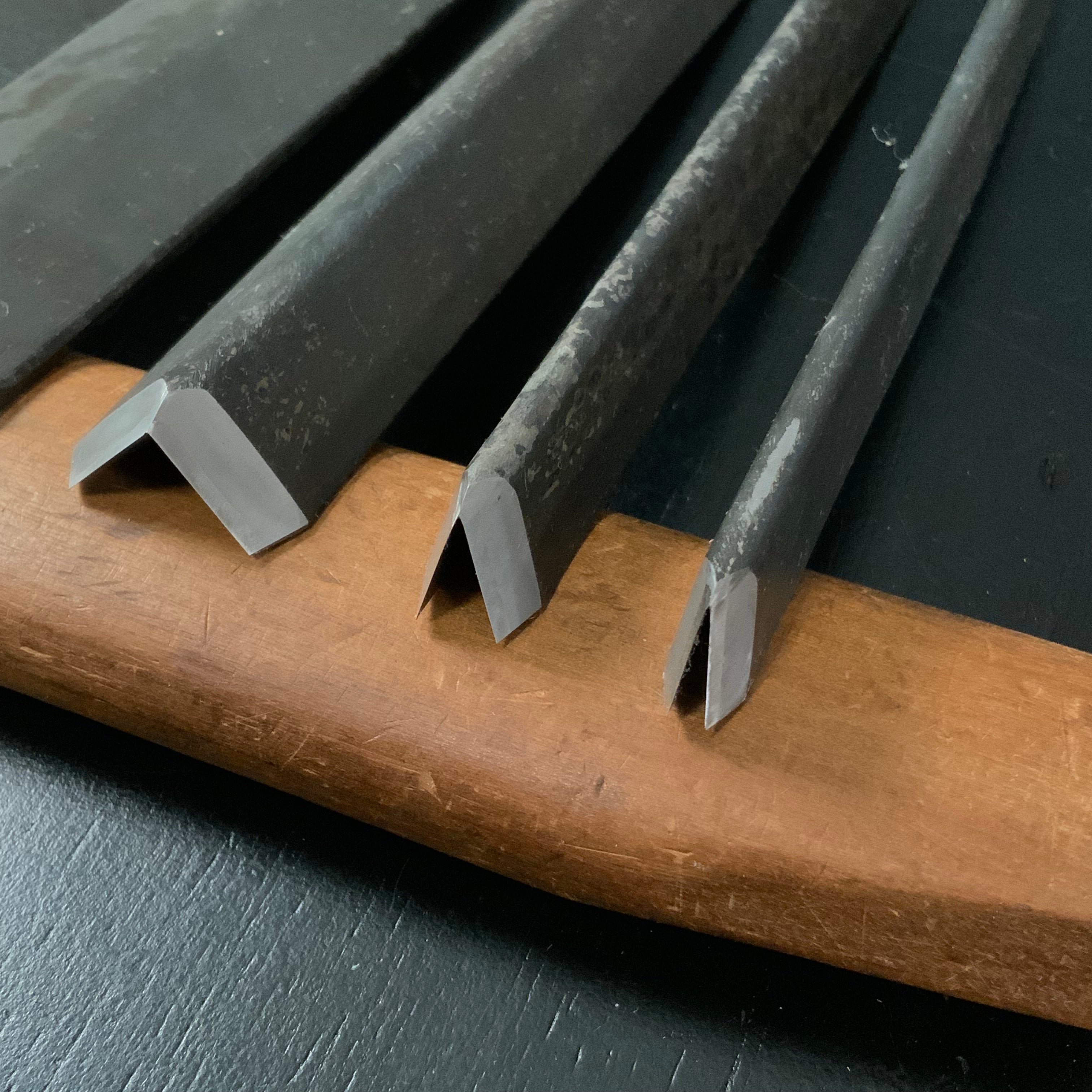 #2 八重樫 葉鉋 組子用 鉋刃 Ha Kanna Kumiko Kanna Plane Blades with white steel by Muneaki