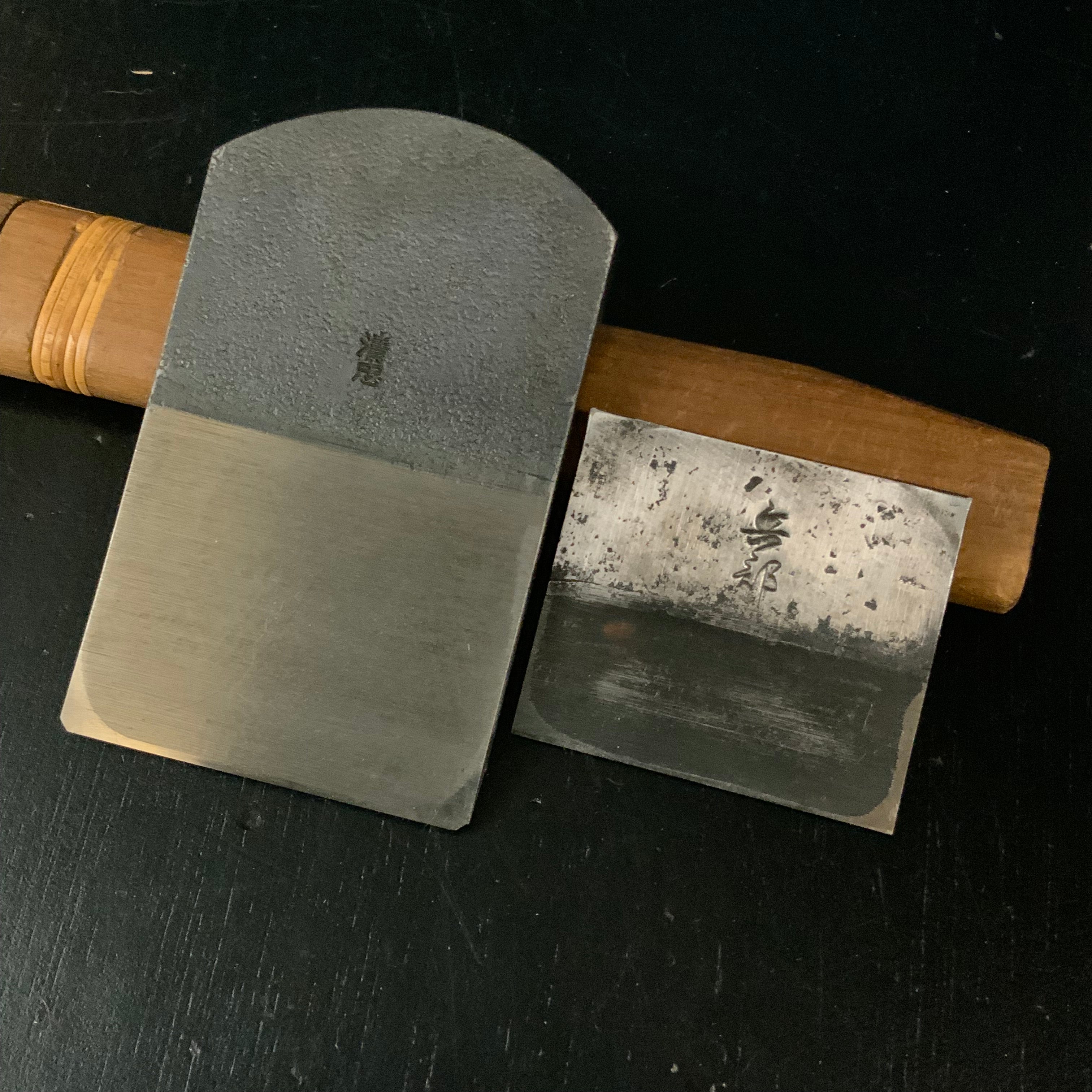 Old stock Kiyotada Smoothing Plane(Kanna) by Suiheiya 掘出し物 清忠 仕上鉋 65,70mm