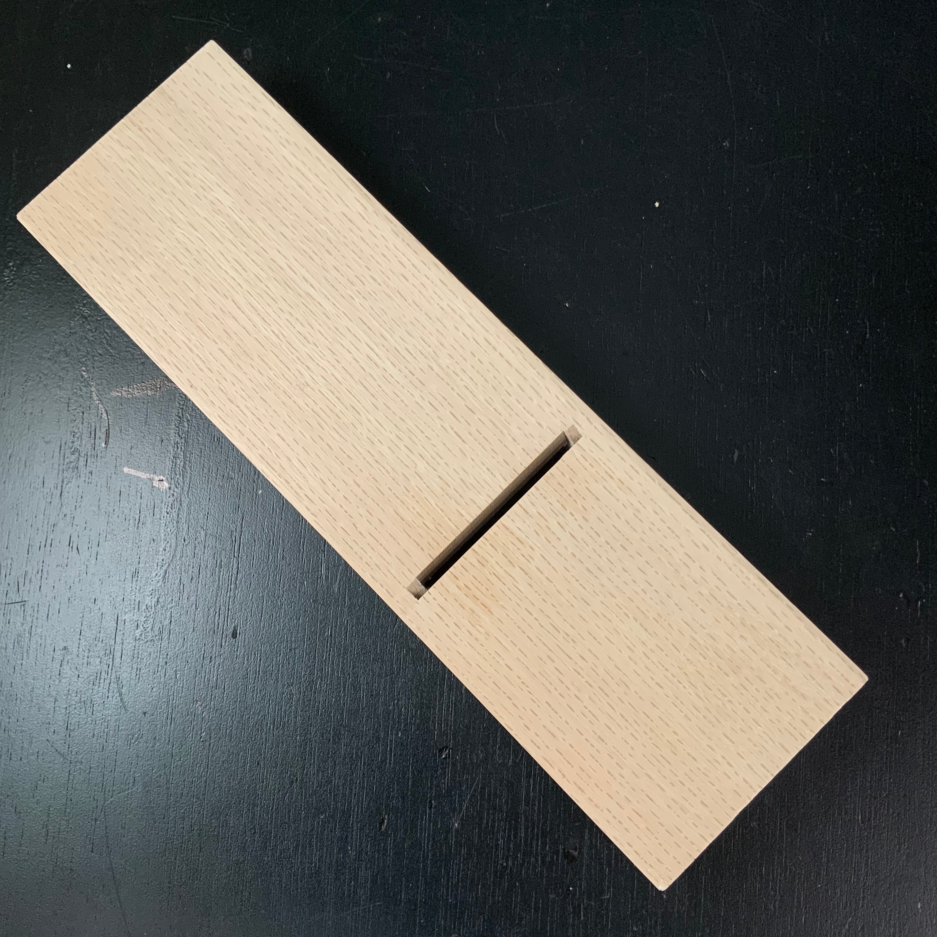 Old stock #3 Teruhide eleventh generation Ishido Teruhide Smoothing Plane / 掘出し物 輝秀 十一代目 石堂秀雄作 仕上げ鉋 小吉屋台入 70mm