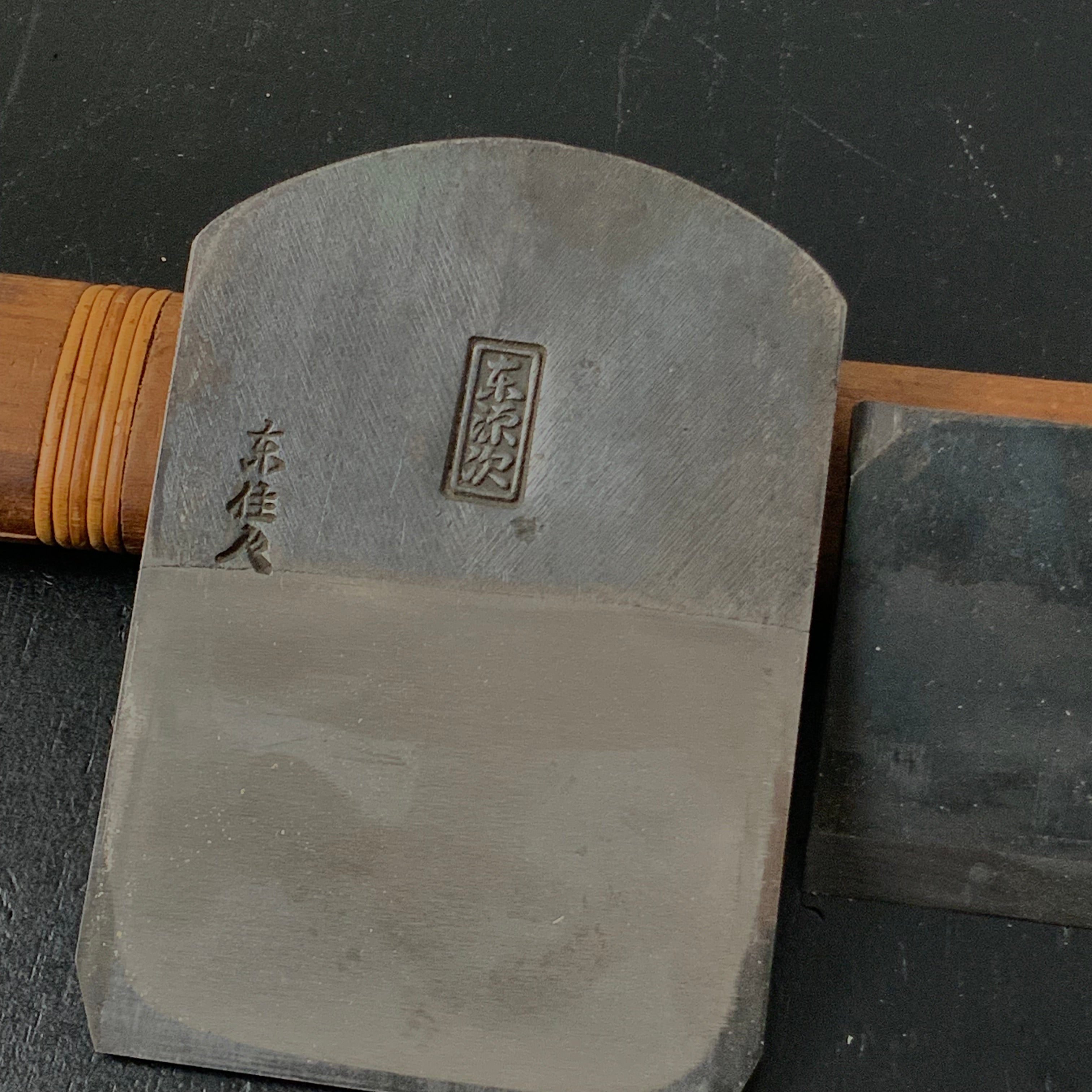 Old stock Azuma-Tenji Long body Plane (Nagadai-Kanna) with Red Oak dai 掘出し物 東伝次 石橋藤七作 長台鉋 赤樫台 65mm