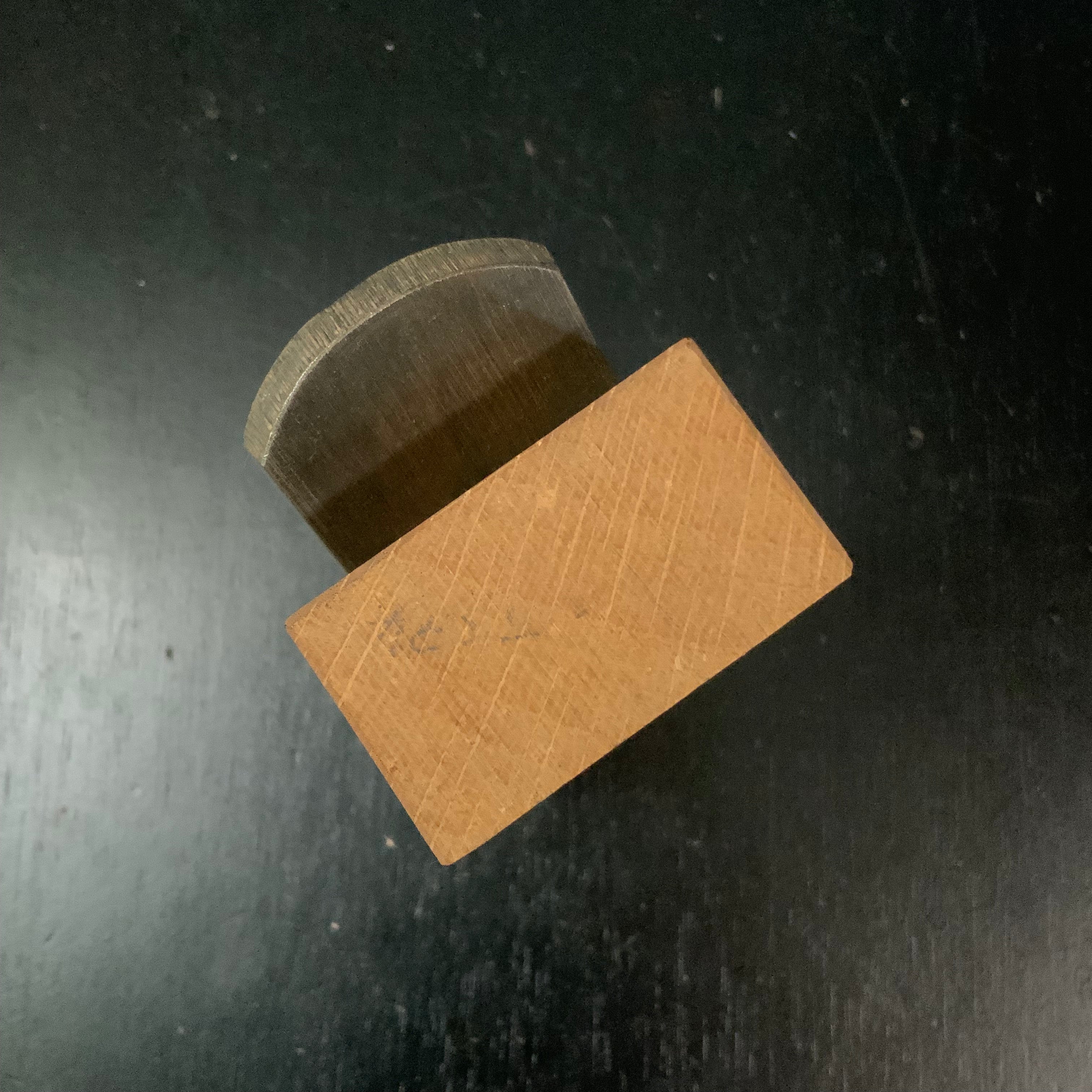 Old stock Naoyuki Small Plane (Kanna) 掘出し物 直行 小口鉋 42mm