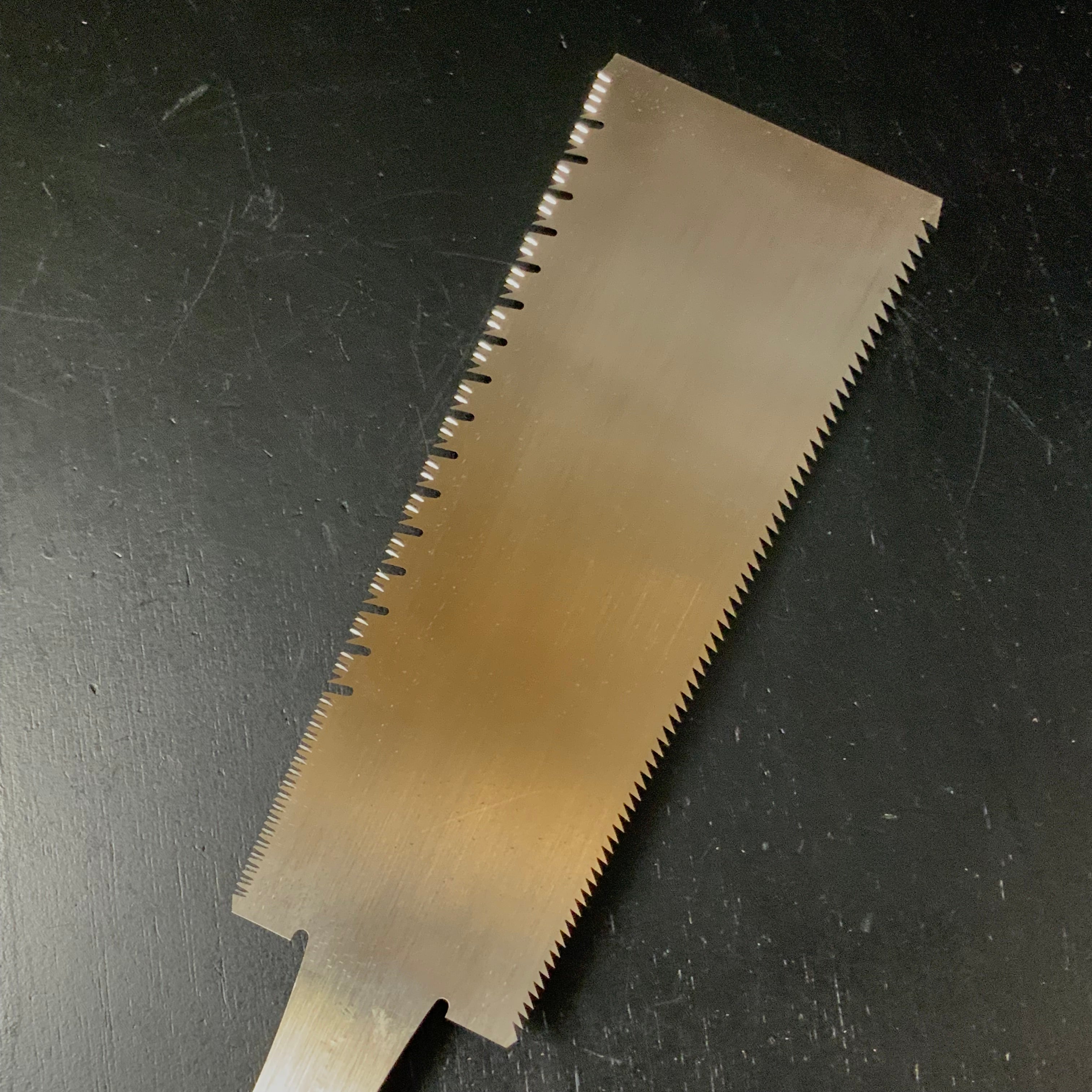 #194 Nagakatsu Double Edge (Ryoba) Saw with Eddy Type Handles For Soft Wood 長勝鋸 両刃鋸 渦巻き柄 針葉材用 245mm