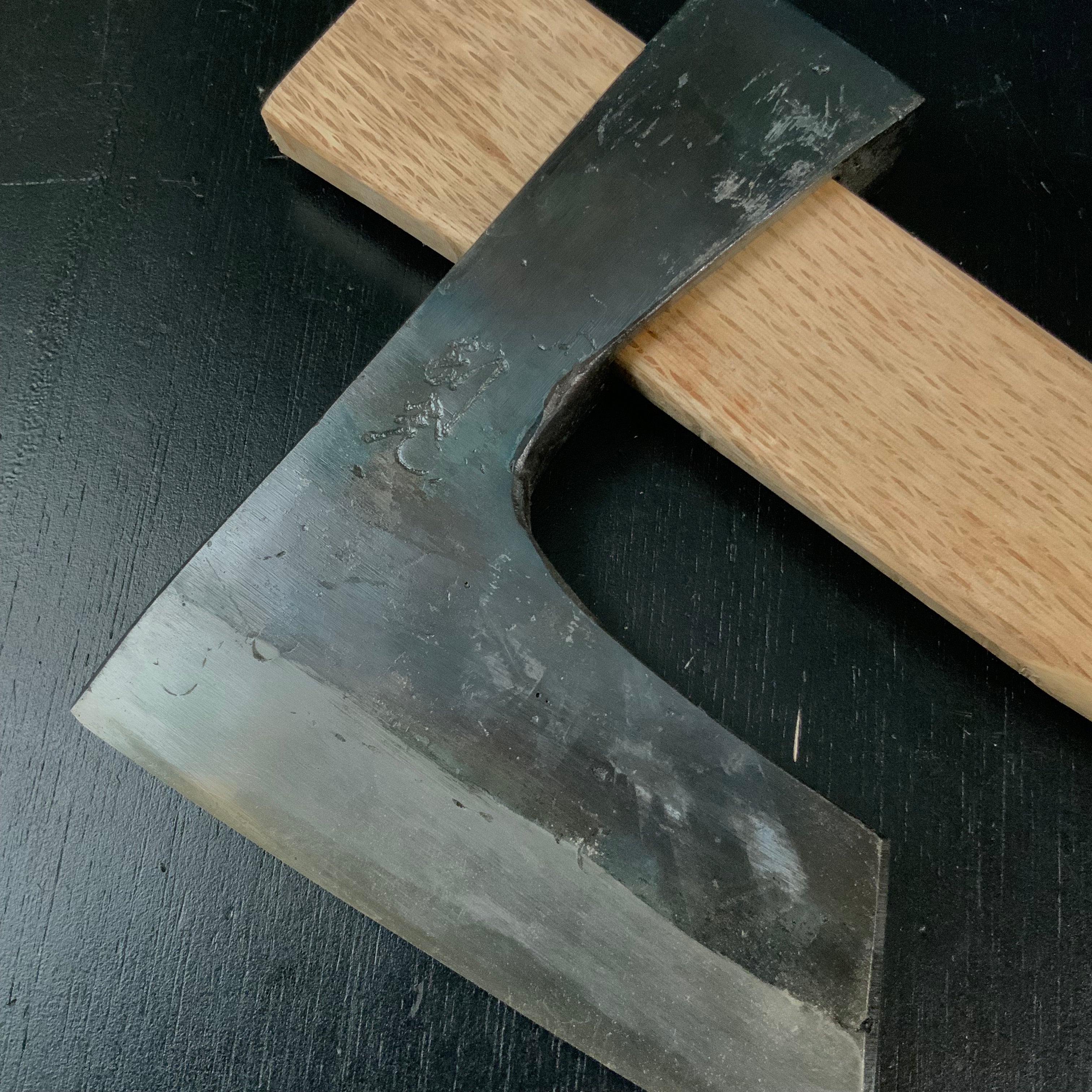 #Mk19 Old stock Japanese Carpenter's Axe 掘出し物 鉞 木割り斧 Masakari