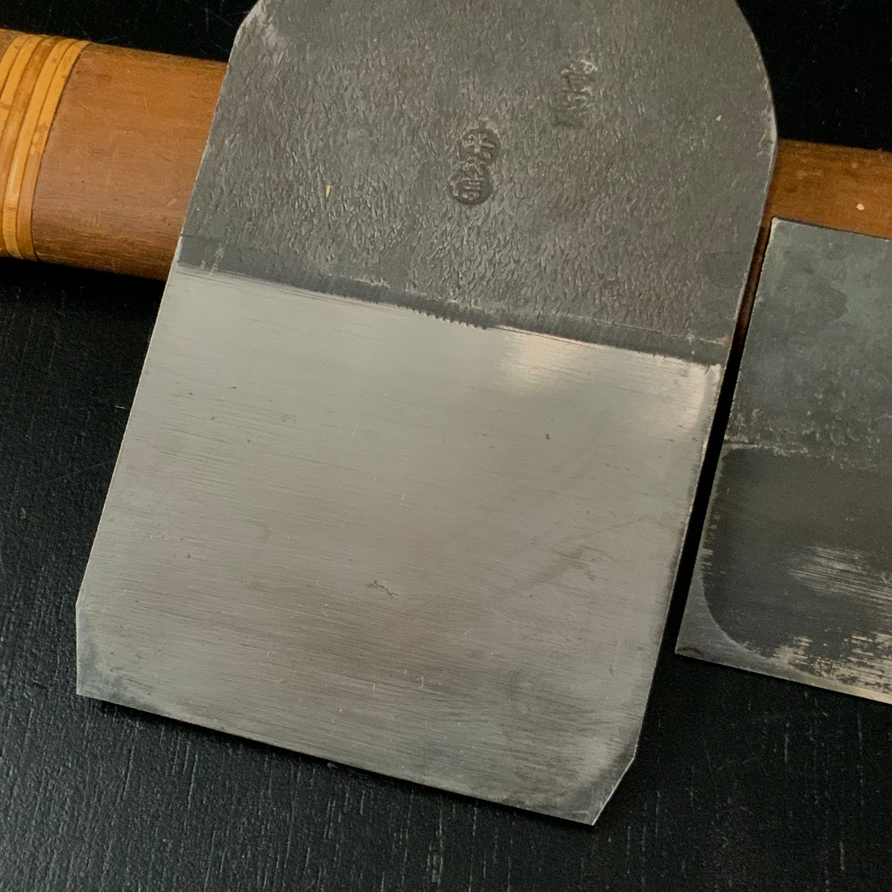 Old stock Chiyonobu Smoothing Plane (Kanna) by unknown 掘出し物 千代信 作者不明 仕上げ鉋 70mm