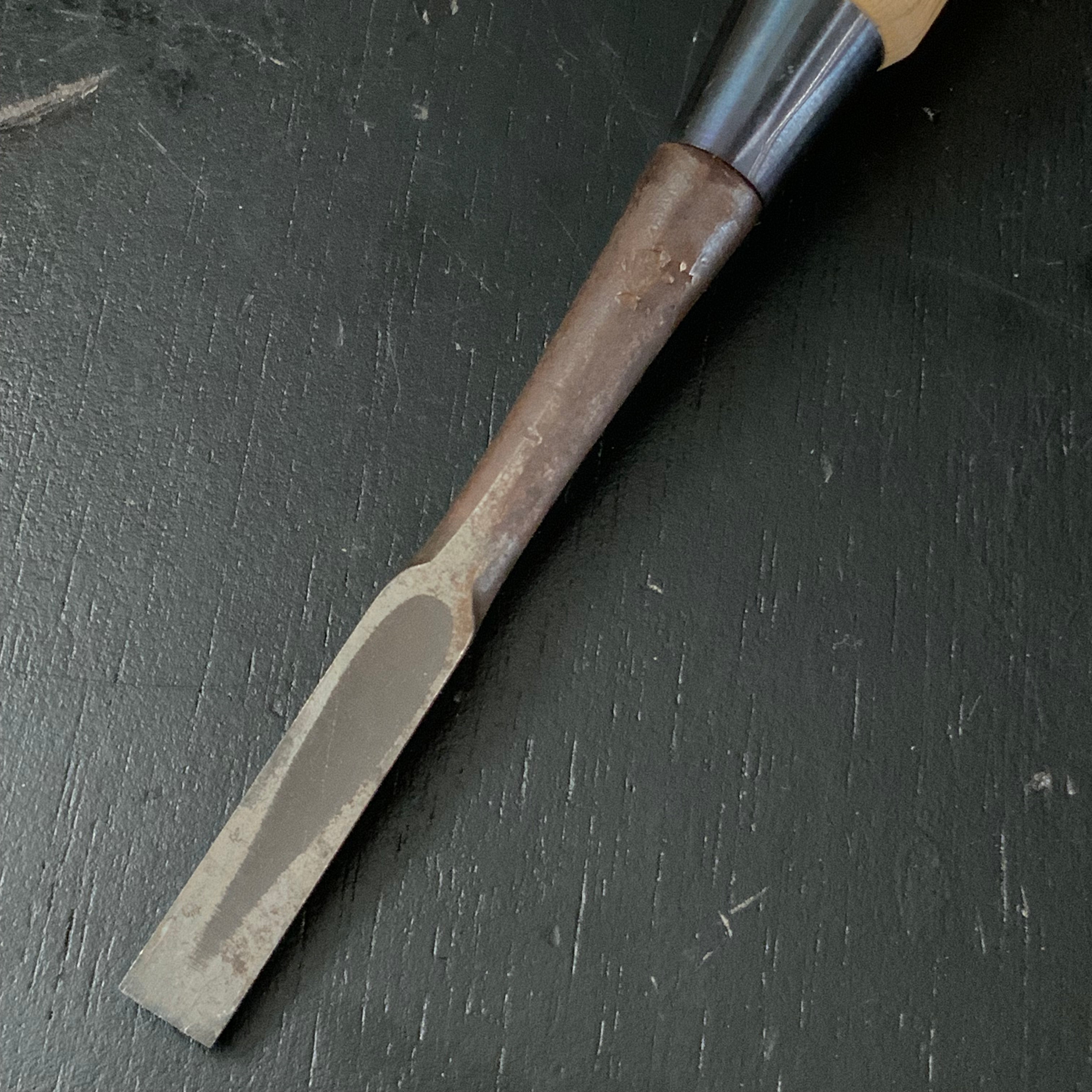 Used Sukechika Bench chisels by Tokyo smith 掘出し物 助近 藤倉萬之助作 追入鑿 9mm