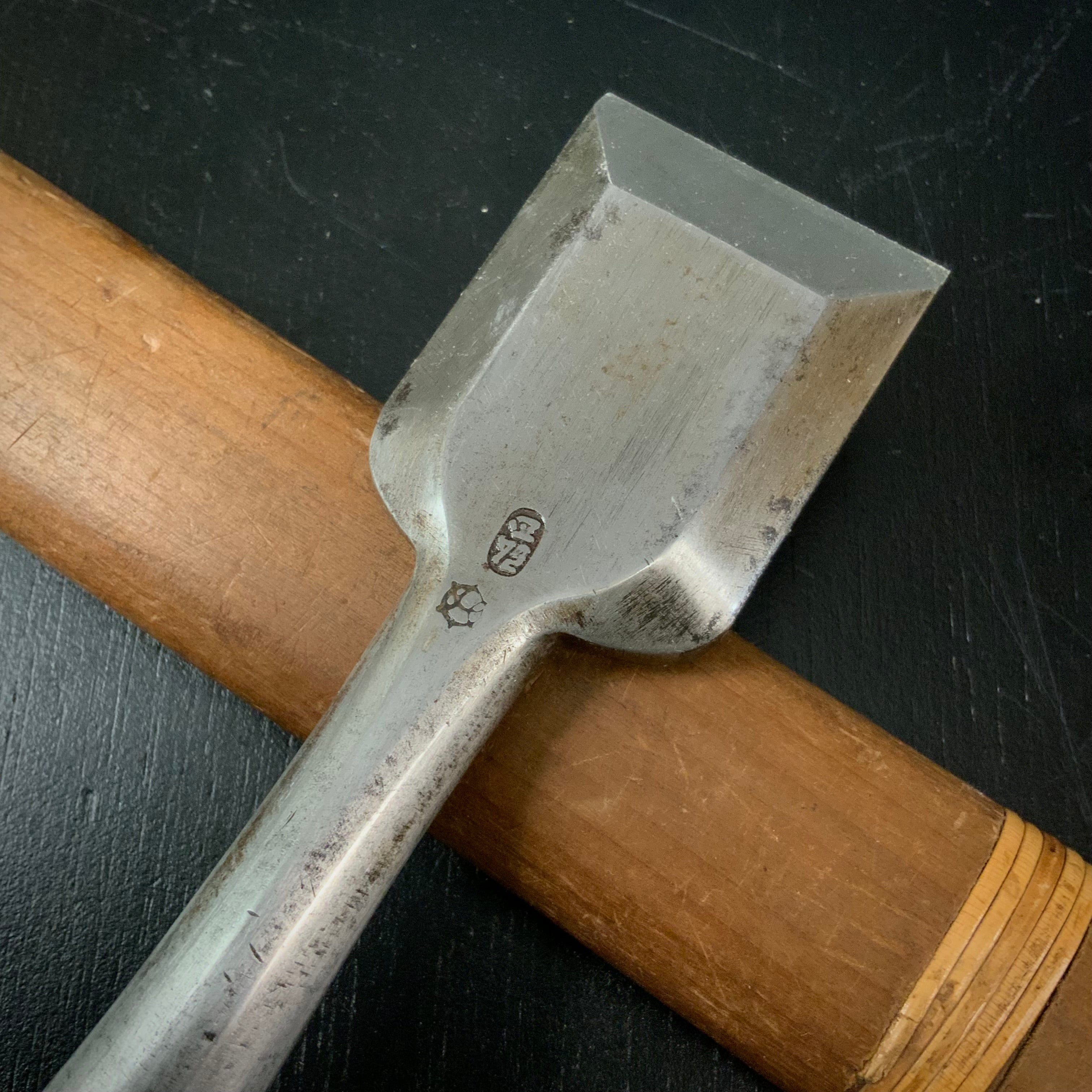 used Hiromasa Timber chisels by Hasegawa Fujisaku 中古品 長谷川藤作氏 弘正 厚鑿 40mm Atsunomi