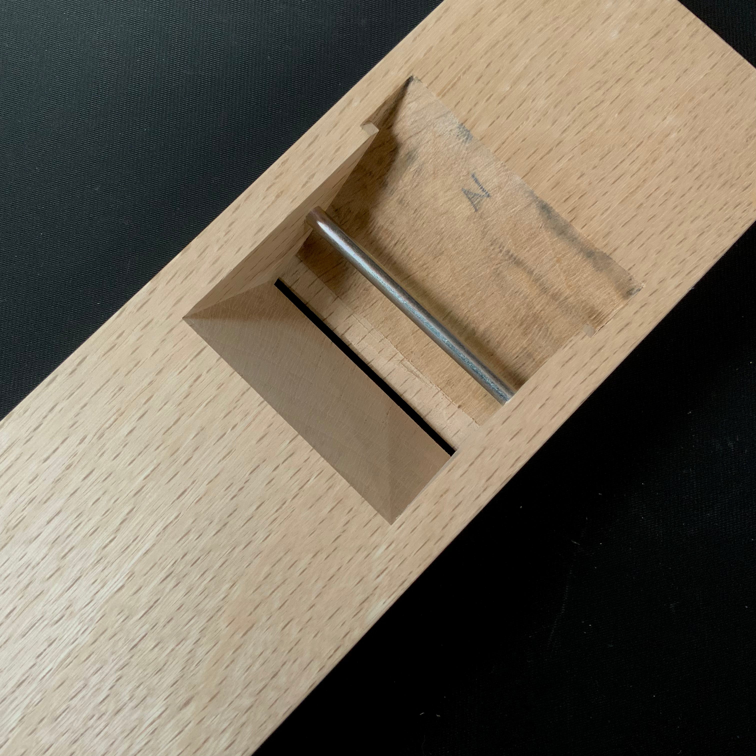 Old Stock Juichi Smoothing Plane(Kanna) by Usuikengo 掘り出し物 碓氷健吾作 寿一 仕上げ鉋 70mm