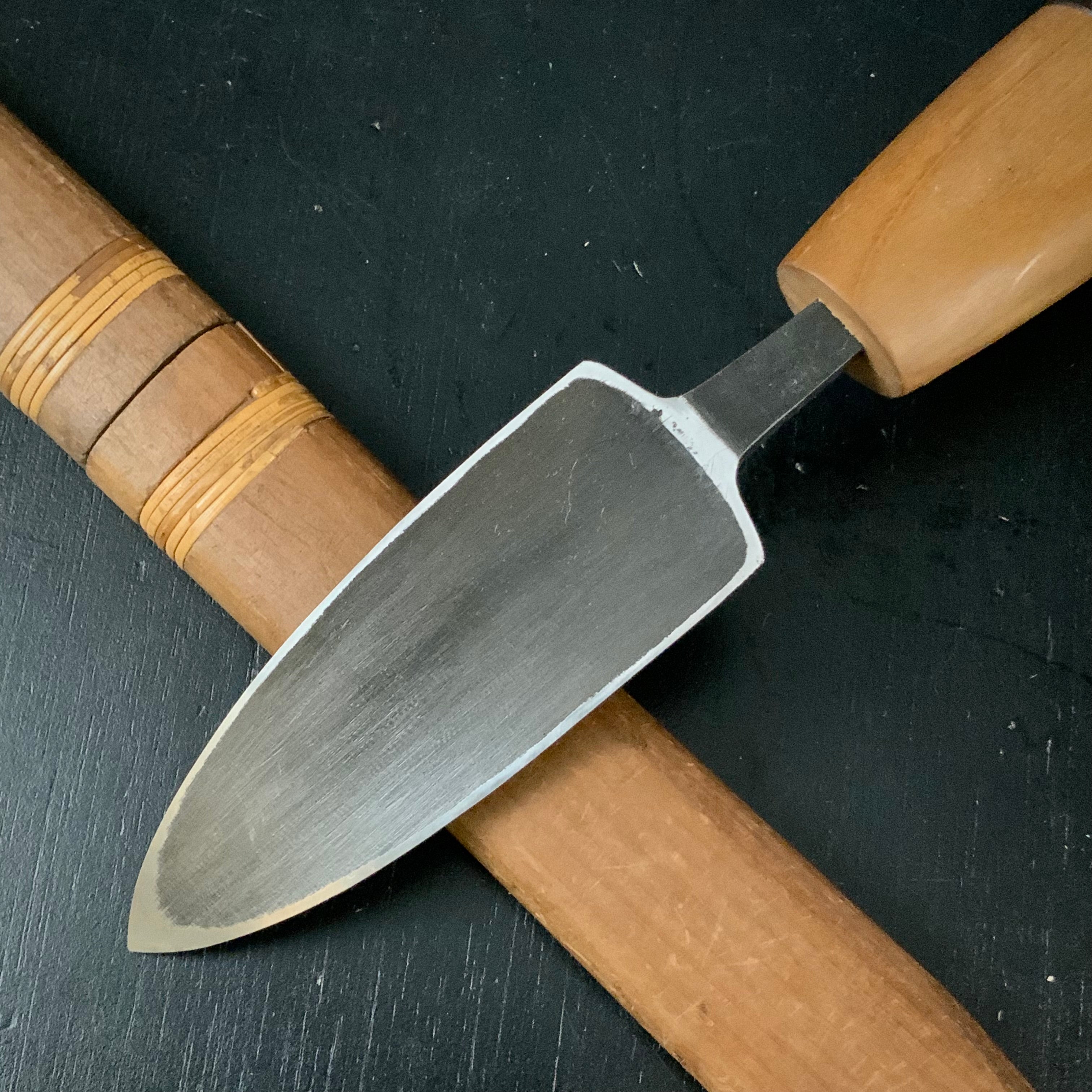 Old stock Tasai Yari Kanna 110mm / 掘出し物 田斎作 和鉄 槍鉋 110mm