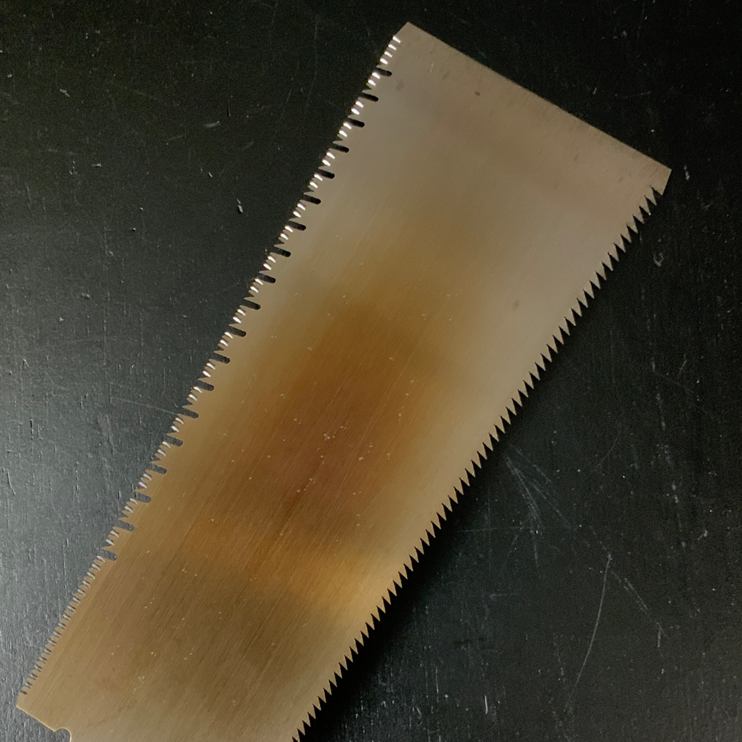 #204 Nagakatsu Double Edge Saw Eddy Type Handles set by Kurashige For Soft Wood 長勝鋸 渦巻き柄 両刃鋸 220mm