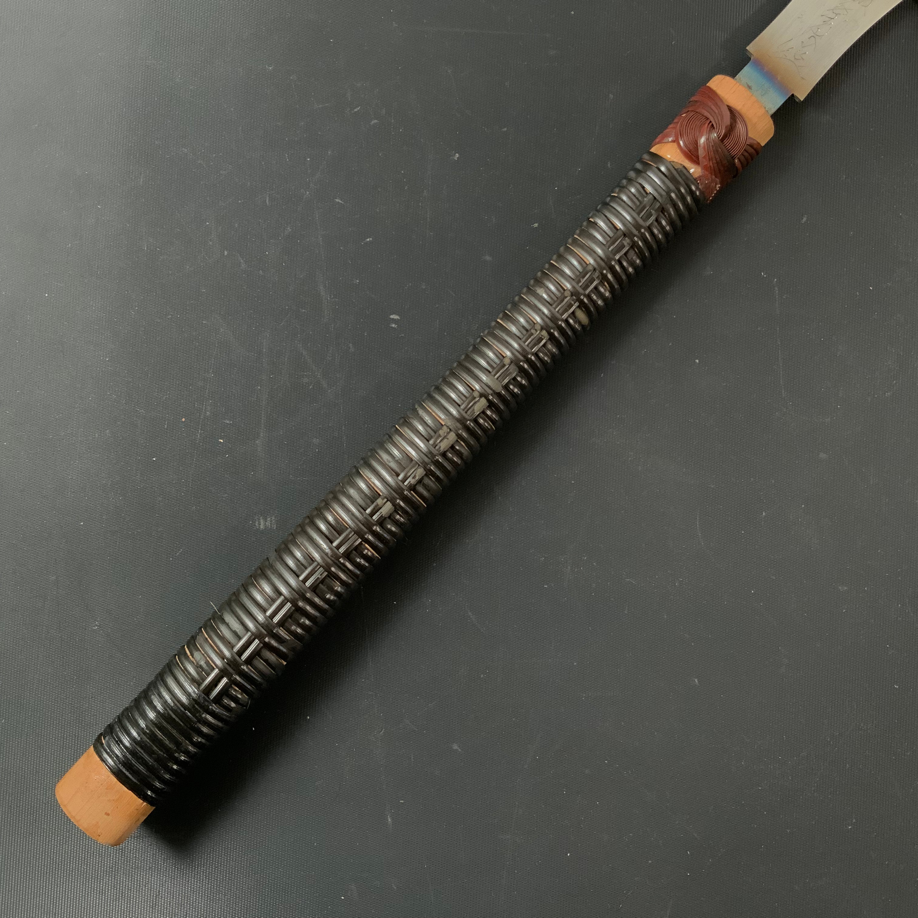 #81 Nagakatsu Double Edge (Ryoba) Saw with Eddy Type Handles For Hard Wood 長勝鋸 両刃鋸 渦巻き柄 広葉材用 270mm