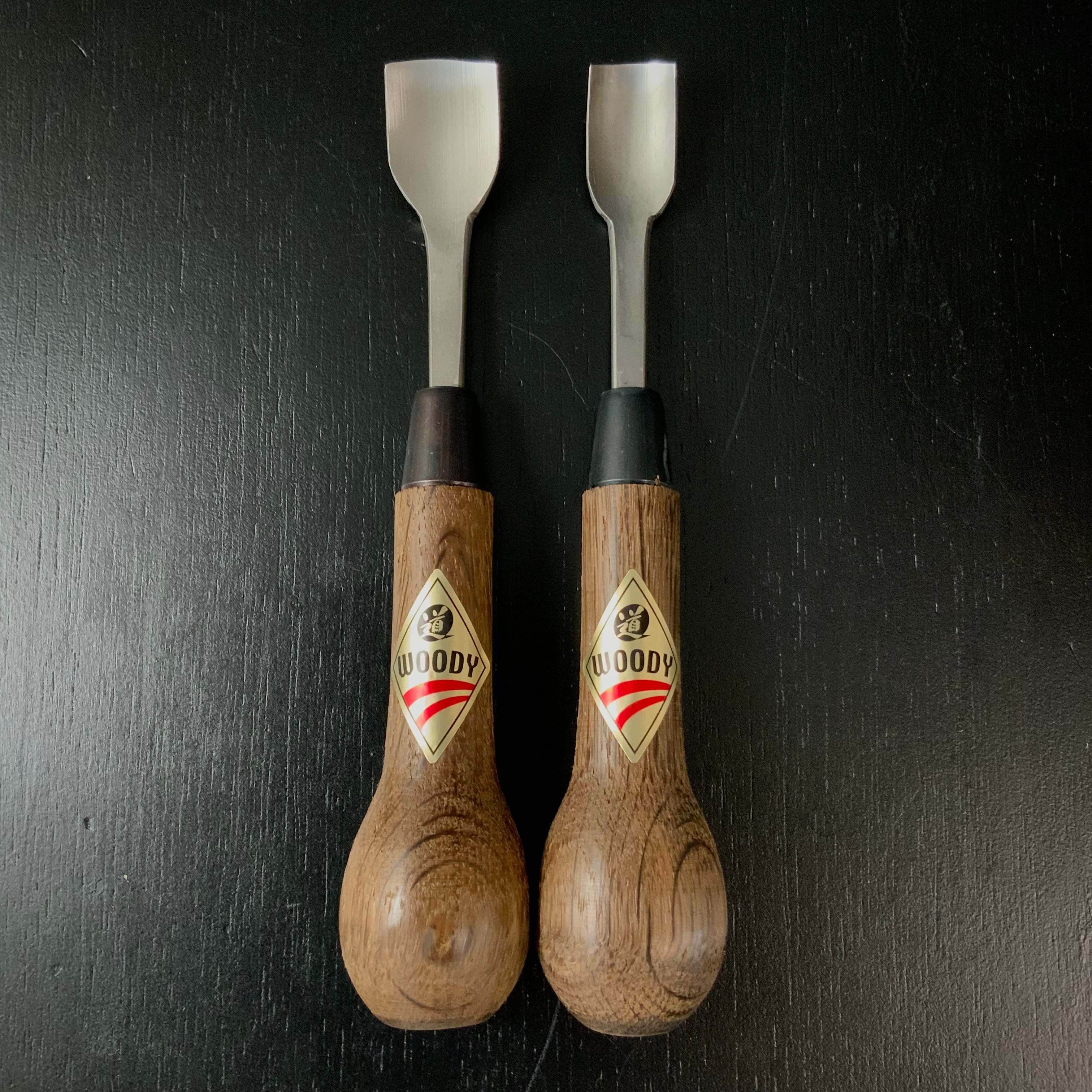 Heijoshin Michi Woody chisel Circular Squeak Blade / 平常心 道 ウッディチゼル 丸スクイ