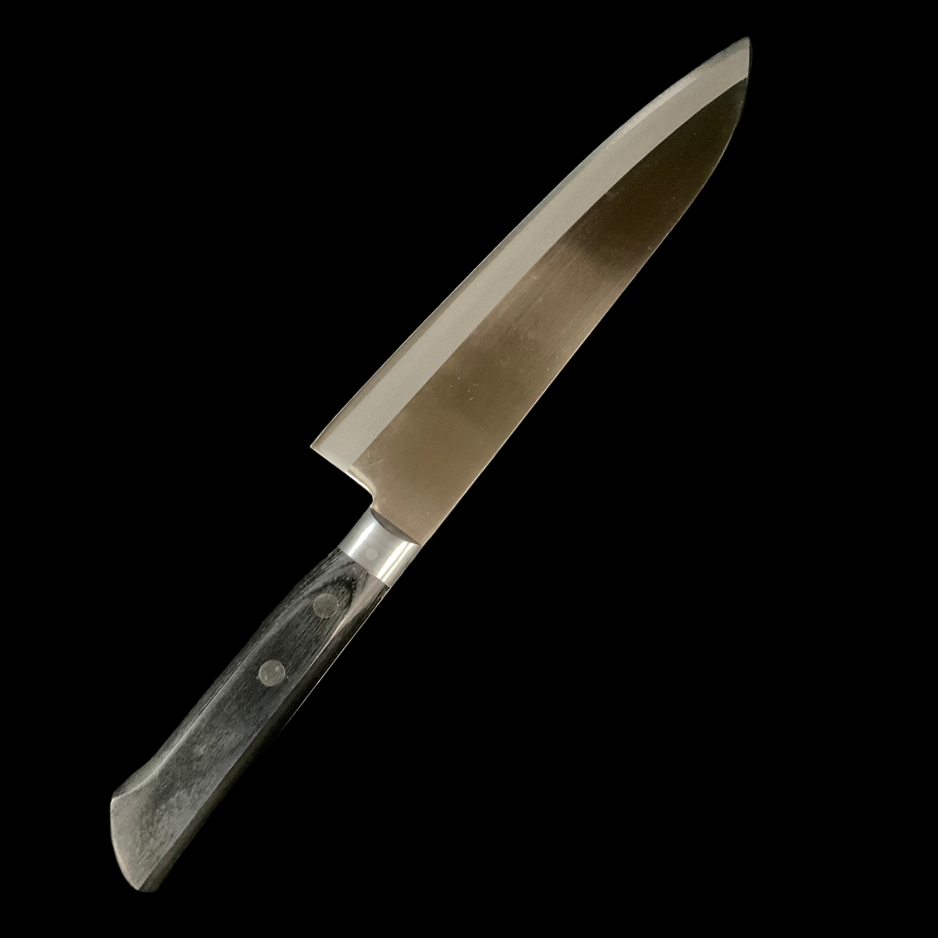 Sekimasa Gyuto knife, stainless steel blade with full tang 関正 洋型包丁 ステンレス本割込 185mm