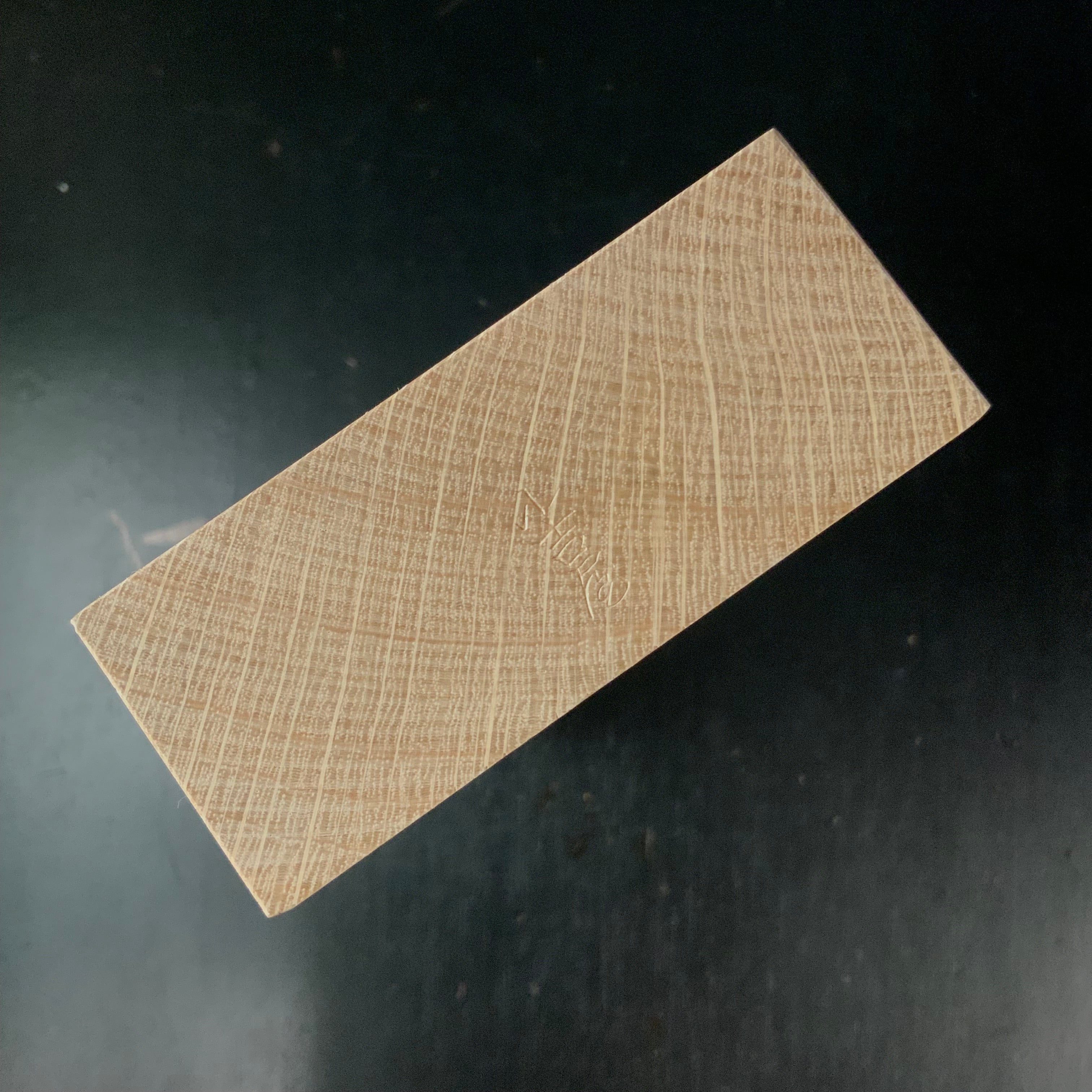 Old stock Kokorozashi Yabane Black Smoothing Plane (Kanna) by Ishido 掘出し物 志 10代目石堂輝秀 黒矢羽仕上げ鉋 小吉屋台入 70mm