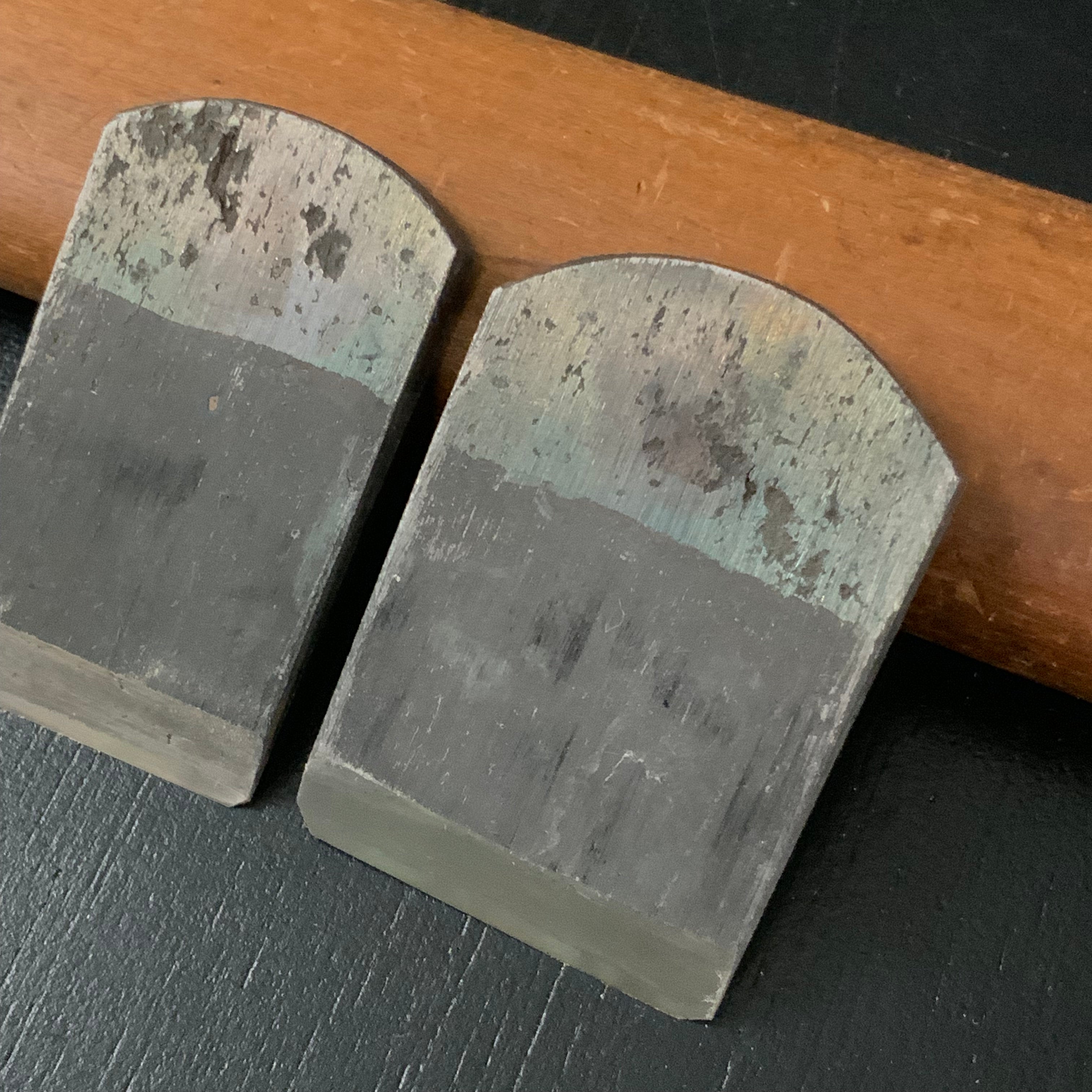 Old stock Kiyotada Wholesaler stamp Mini Plane with Blue steel 清忠(問屋銘・水平屋)極豆平鉋