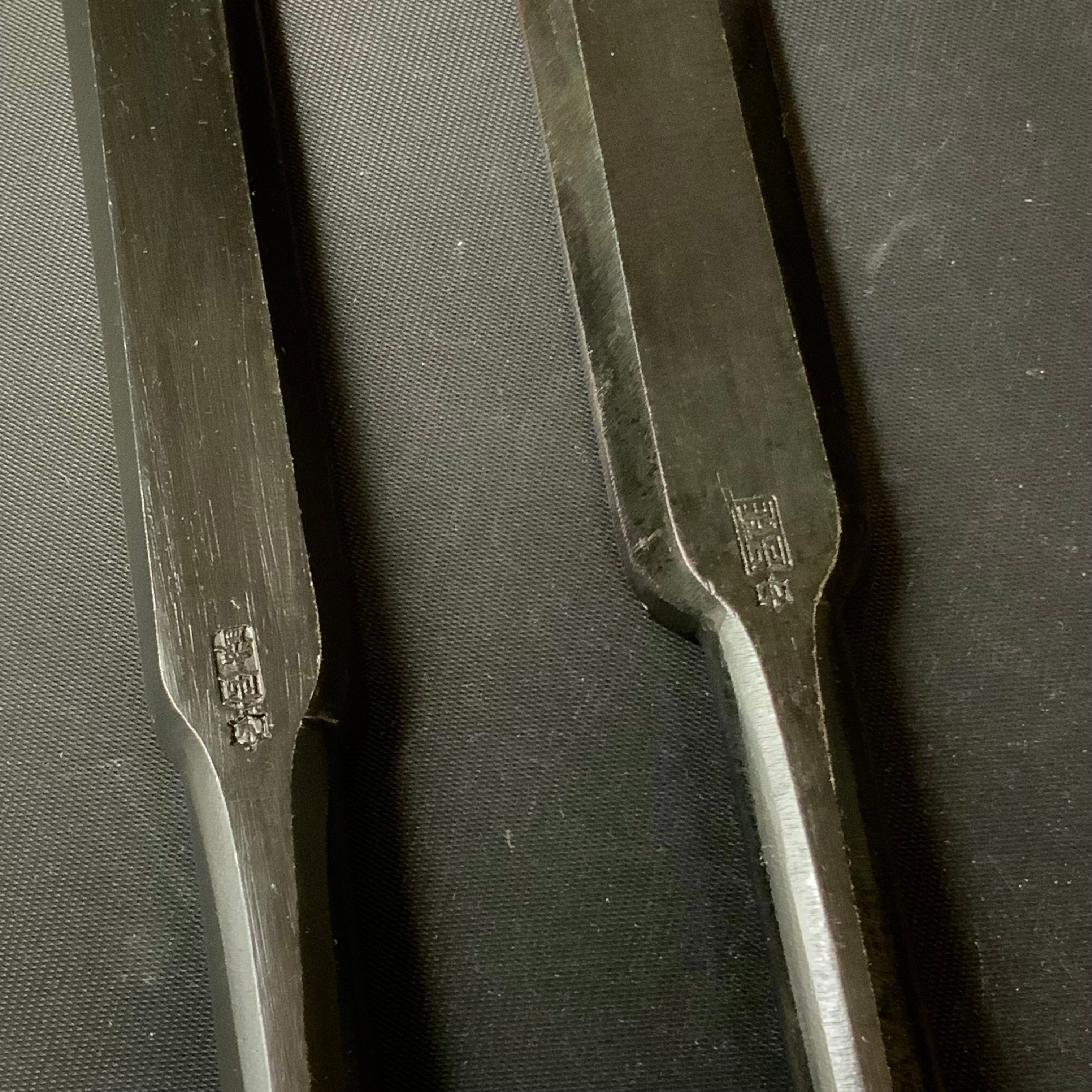 Tasai Fusetsu Slick Chisels (Anayanomi) 田斎風雪 香の突穴屋鑿 24,30mm