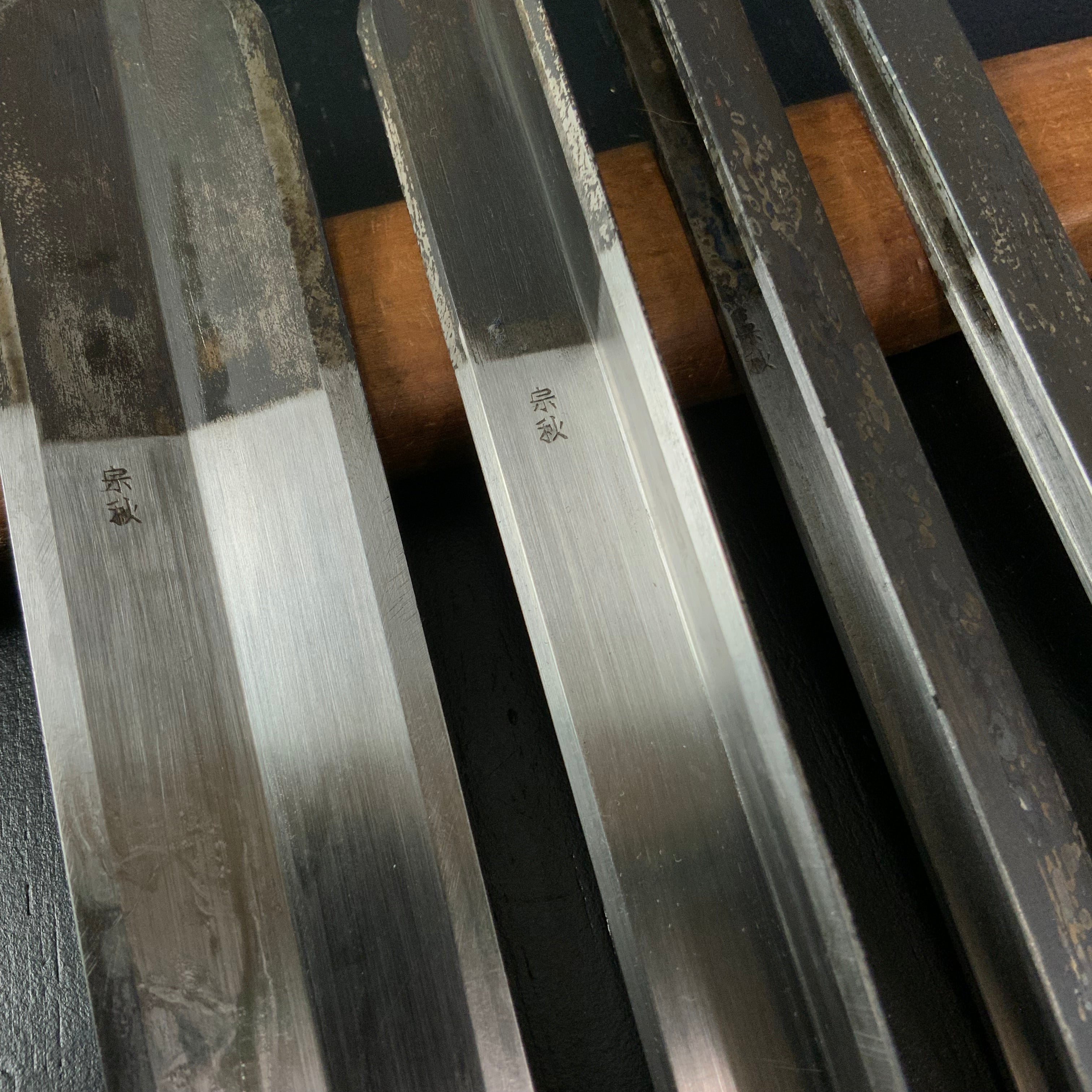 #2 八重樫 葉鉋 組子用 鉋刃 Ha Kanna Kumiko Kanna Plane Blades with white steel by Muneaki