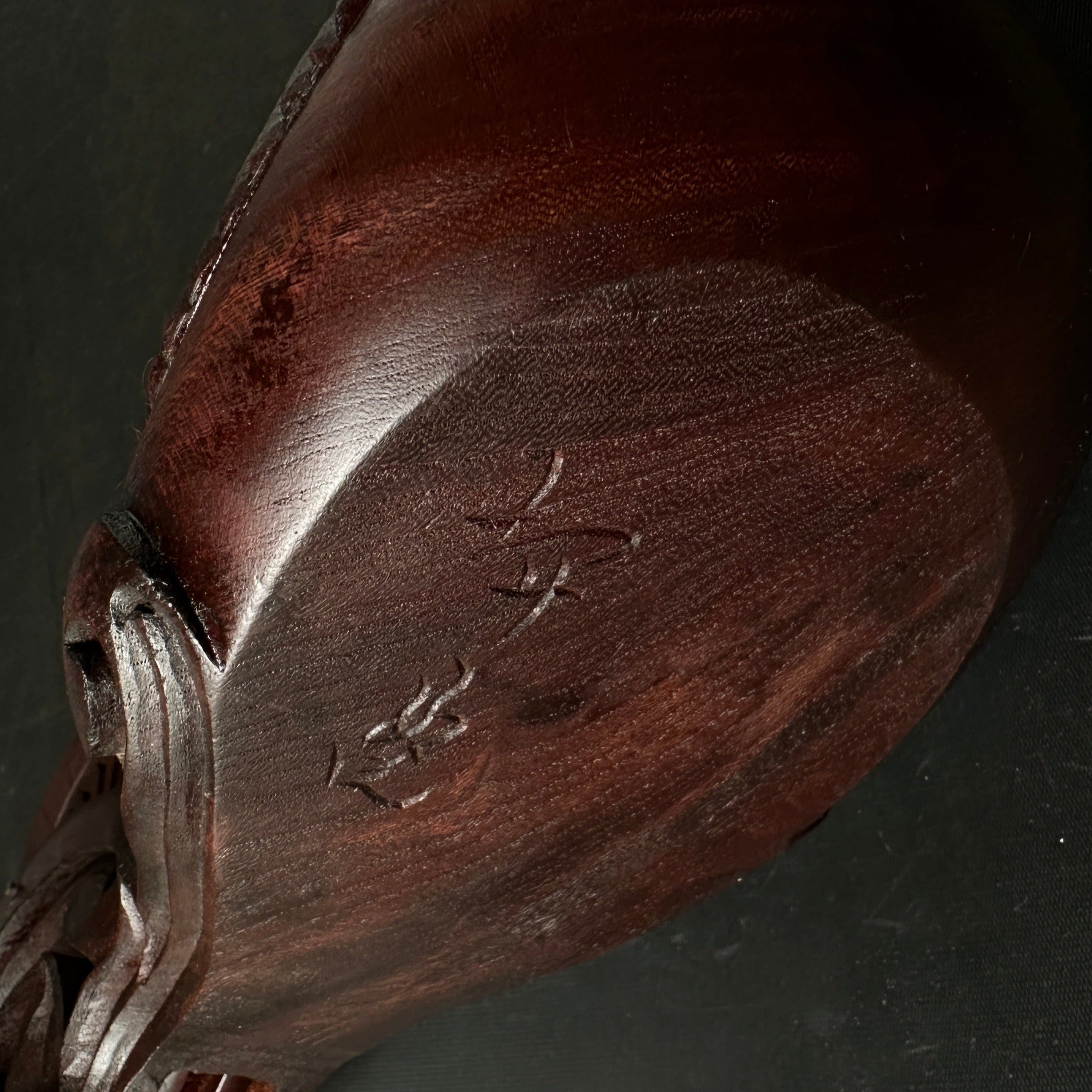 #ST45 Old Stock Japanese Carpenter Ink Pot Traditional Measuring Tools Sumitsubo by Tsubo Toyo 初代坪豊作 墨壺 鶴亀 300mm