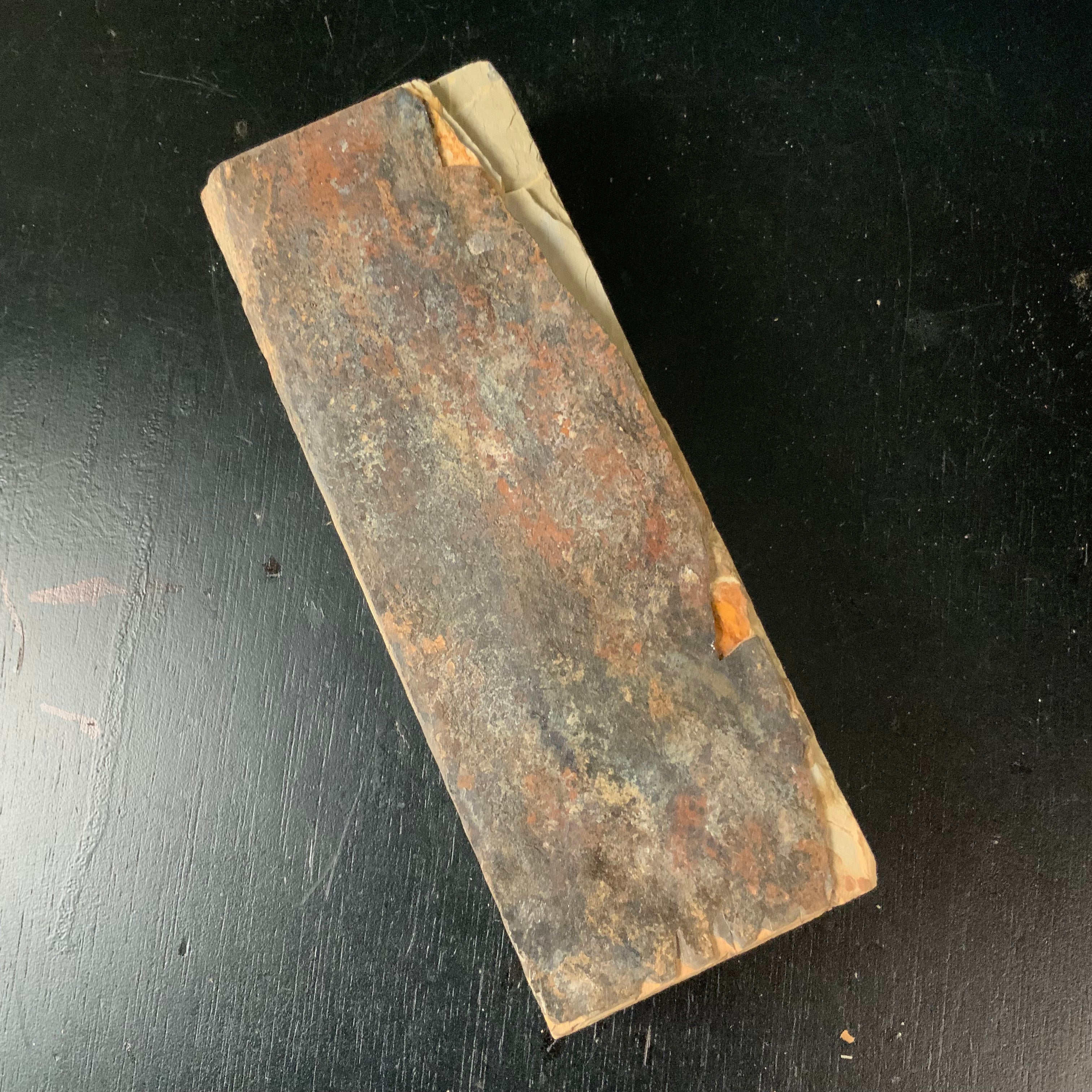 Old stock #6 Asahitora Seihonyama Toishi From collection Japanese Natural finishing Stones 掘出し物 朝日虎 天然仕上げ砥石 #6 純真正本山