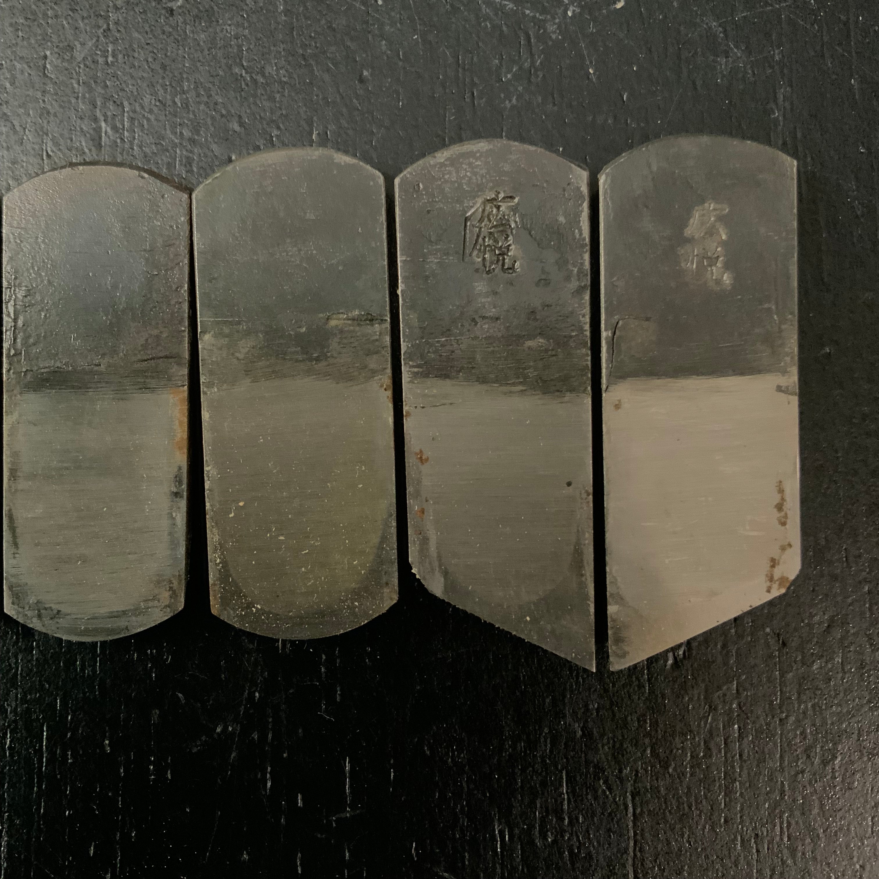 Old stock Kouetsu Mini Plane set (x8 planes) with White steel 掘出し物 広悦 細工組鉋 18mm (八本組)
