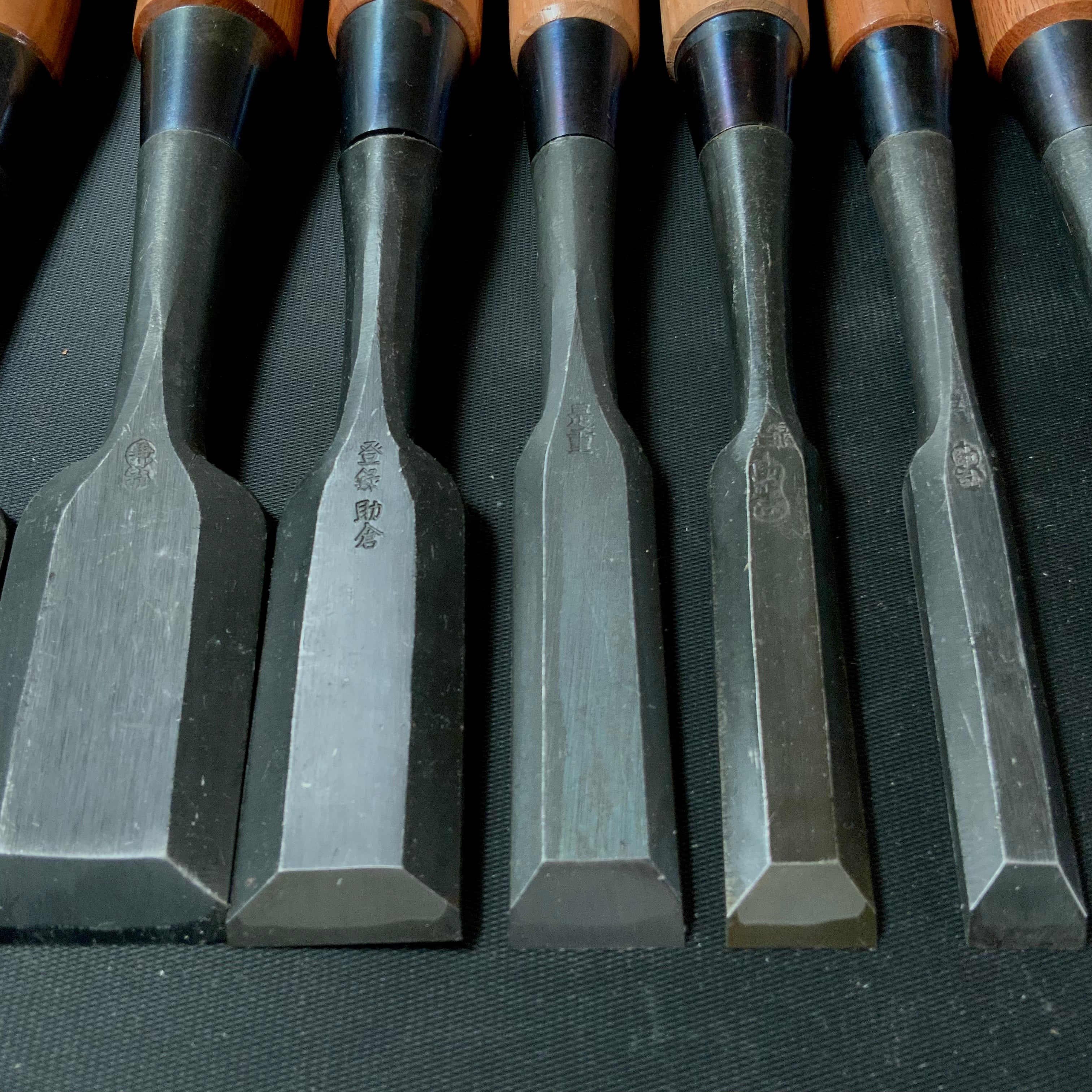 #M146 Mixed set for beginner Bench chisels set バラ鑿合わせ 初心者におすすめ 追入組鑿