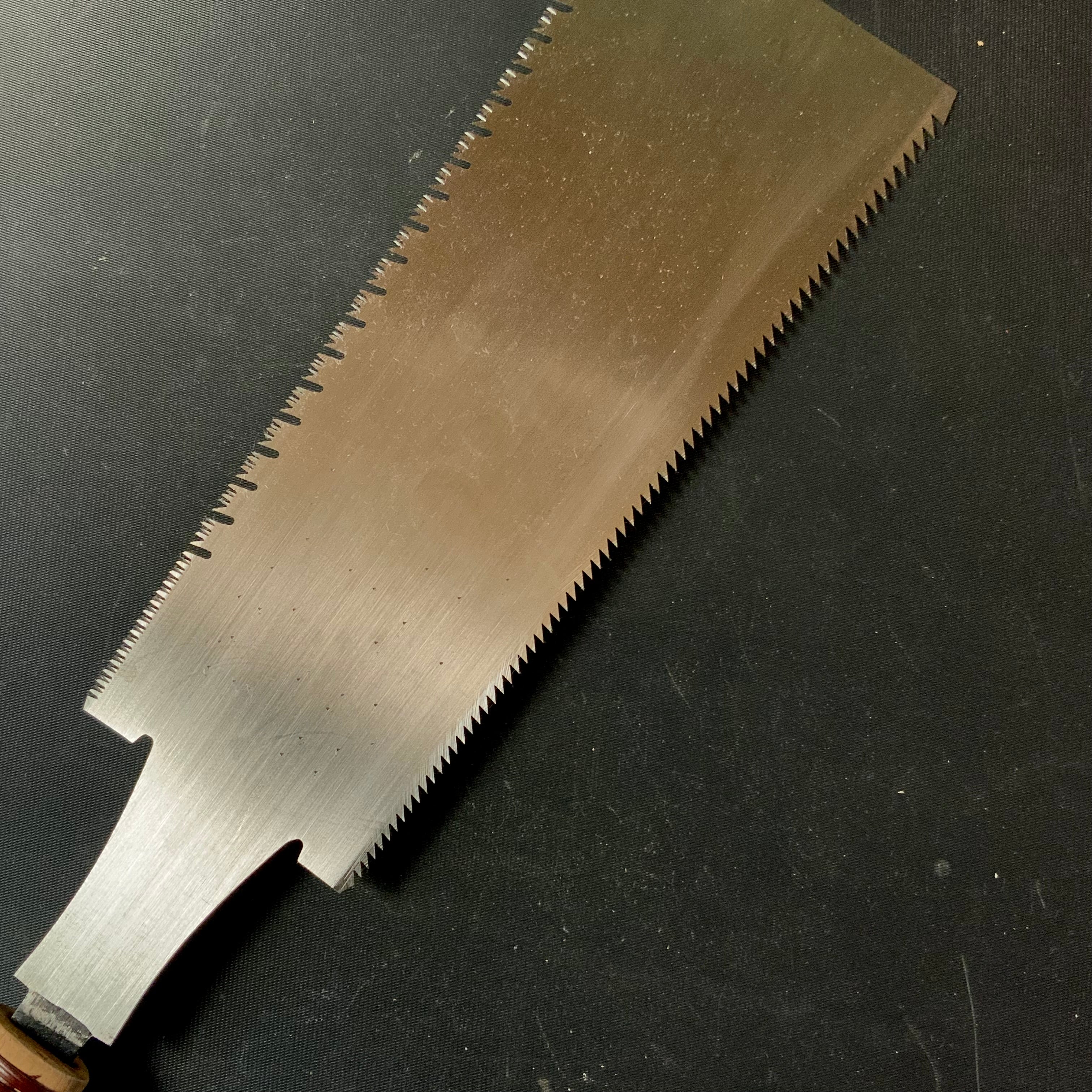 #99 Nagakatsu Double Edge Saw with Eddy Type Handles set by Kurashige 長勝鋸 渦巻き柄 両刃鋸 225mm