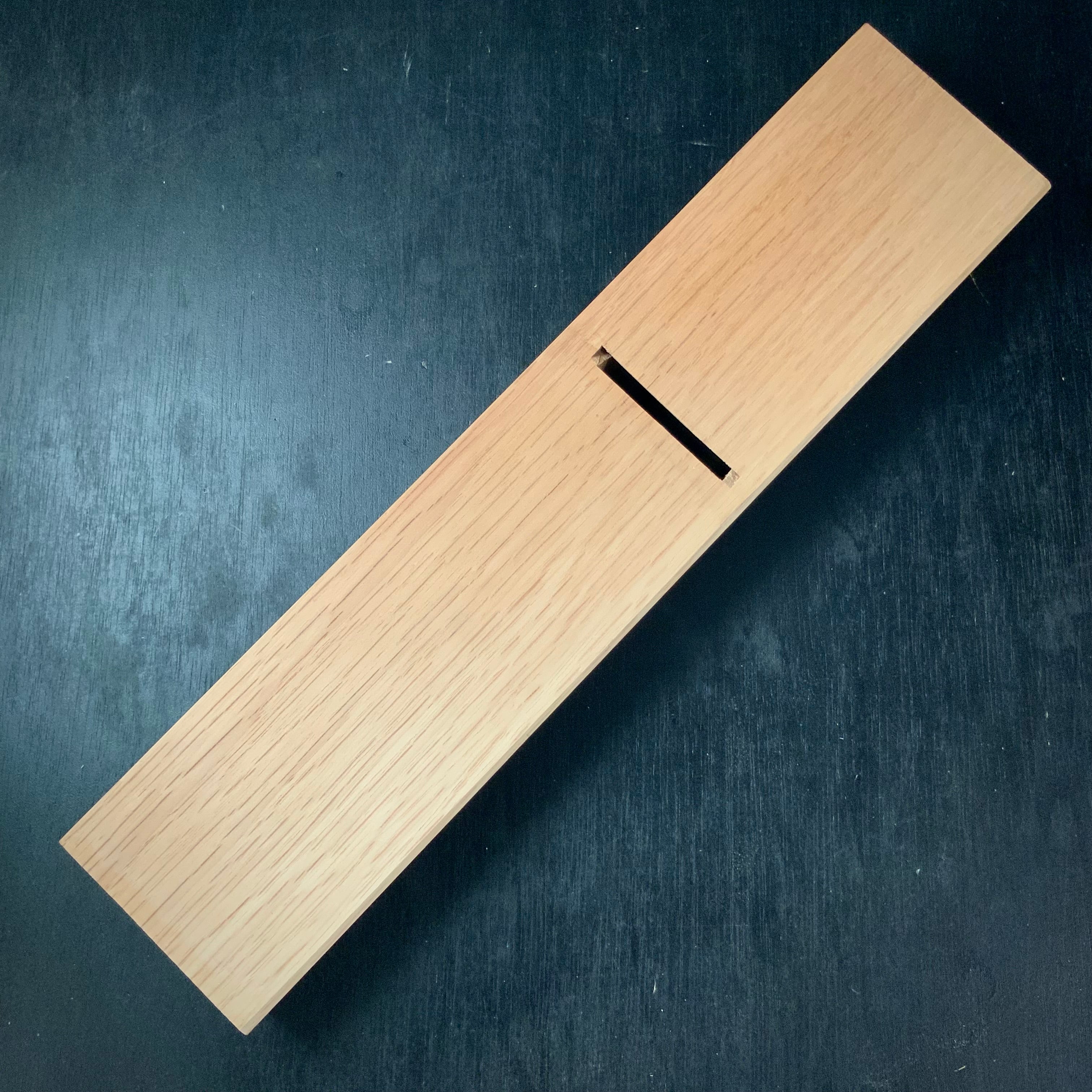 Sukemune smoothing Long body Plane by Tatsushichi Ishibashi with Blue steel 石橋達七 仕上げ鉋 祐宗 青紙鋼 65mm 長台