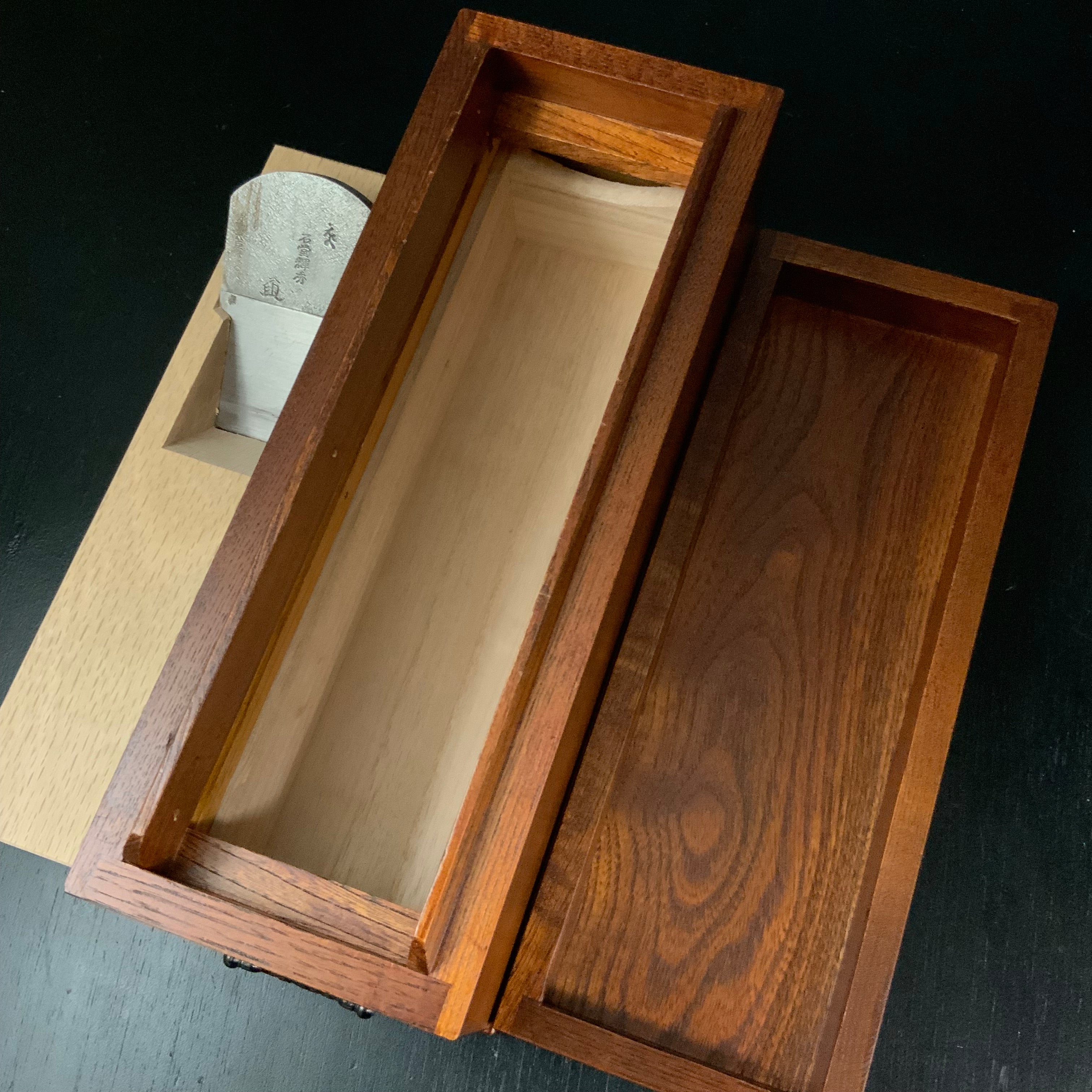 Ishido Katsuobushi (Dried Bonito) Shaving Plane Set 石堂輝秀 労働大臣章受賞記念 鰹節削り器 58mm