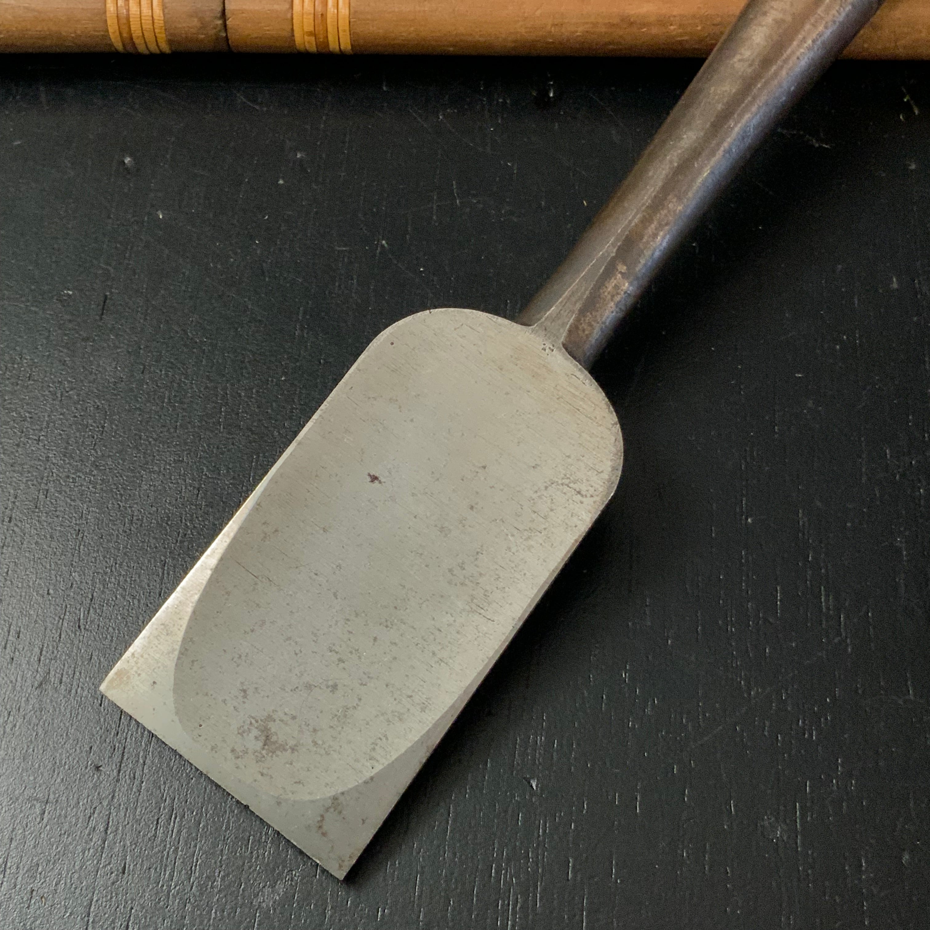 #1 Old stock Hidari Hisasaku Timber chisels 48mm. 掘出し物 左久作 叩き鑿 48mm