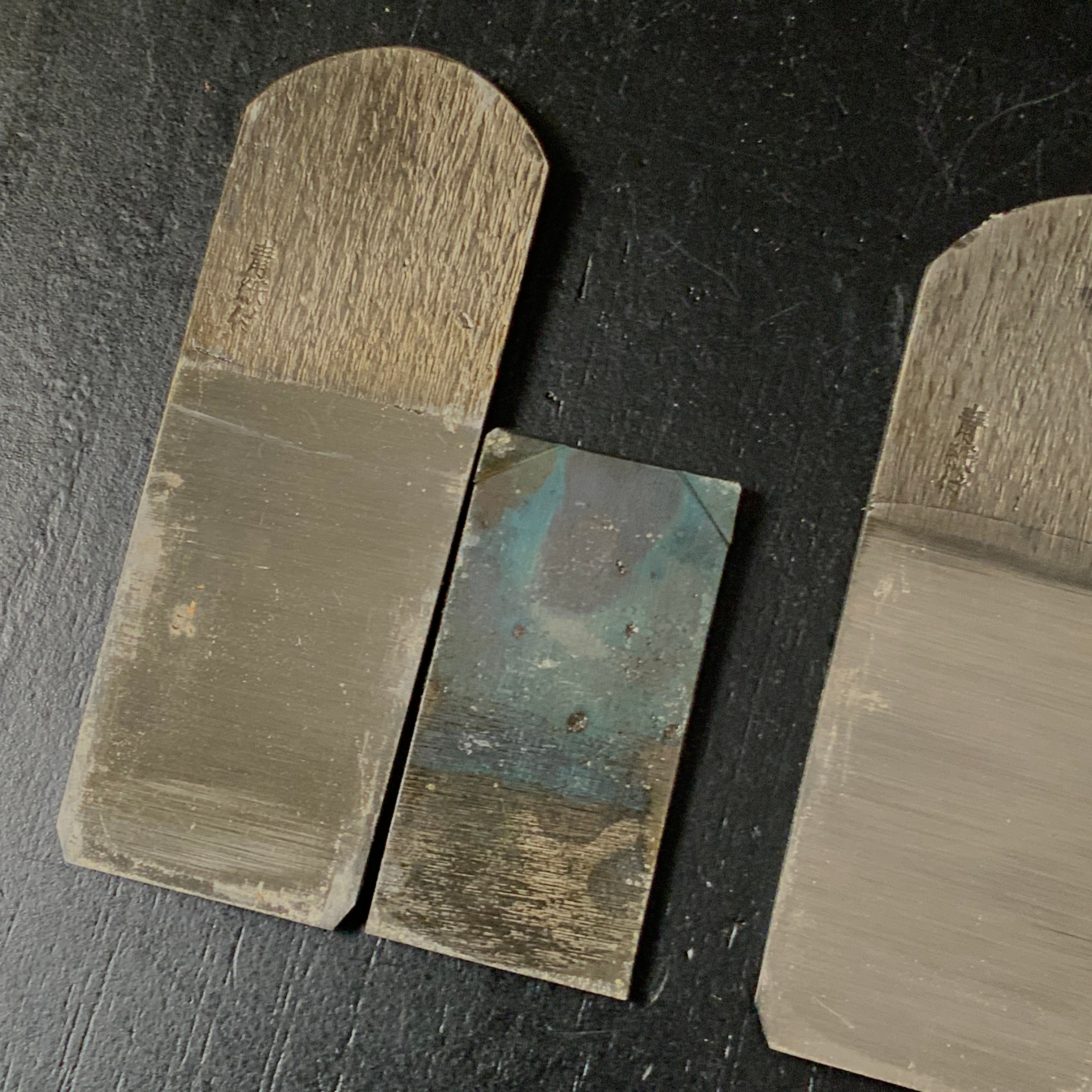 Old stock Mini Flat Plane with Blue Steel 掘出し物 廣重 豆平鉋 青紙鋼 36mm/42mm/48mm