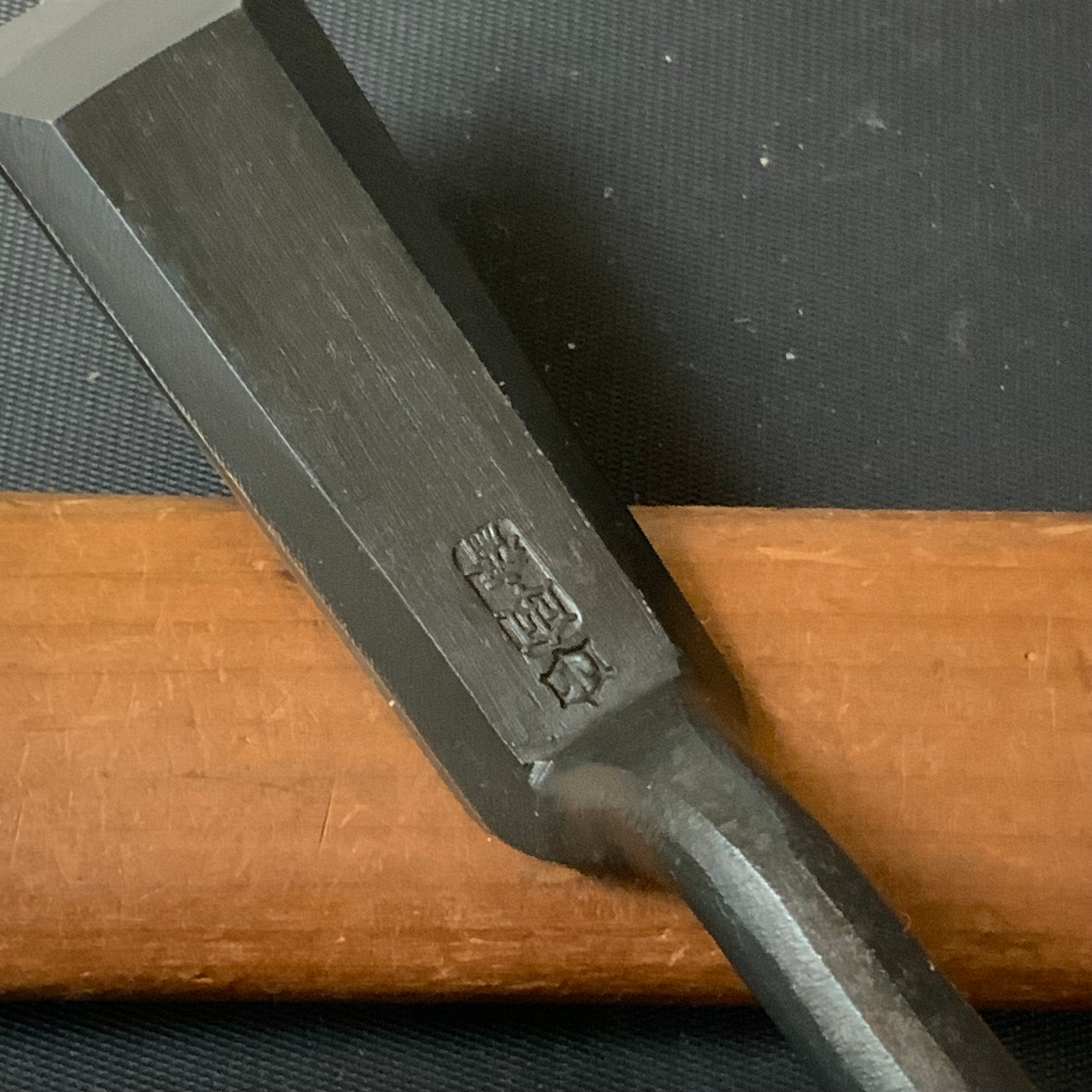 Tasai Timber Bachi(Kotenomi) chisels with blue steel 田斎作 コテ鑿バチ 白樫柄 24mm