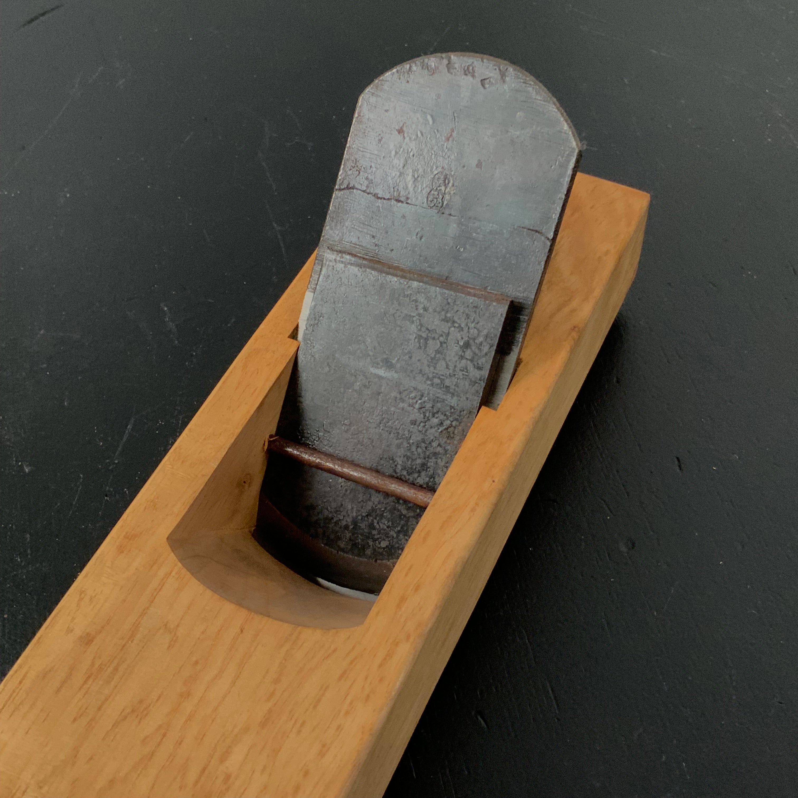 Old stock Small Rounding Plane (Sotomaru Kanna) 掘出し物 外丸鉋 42mm