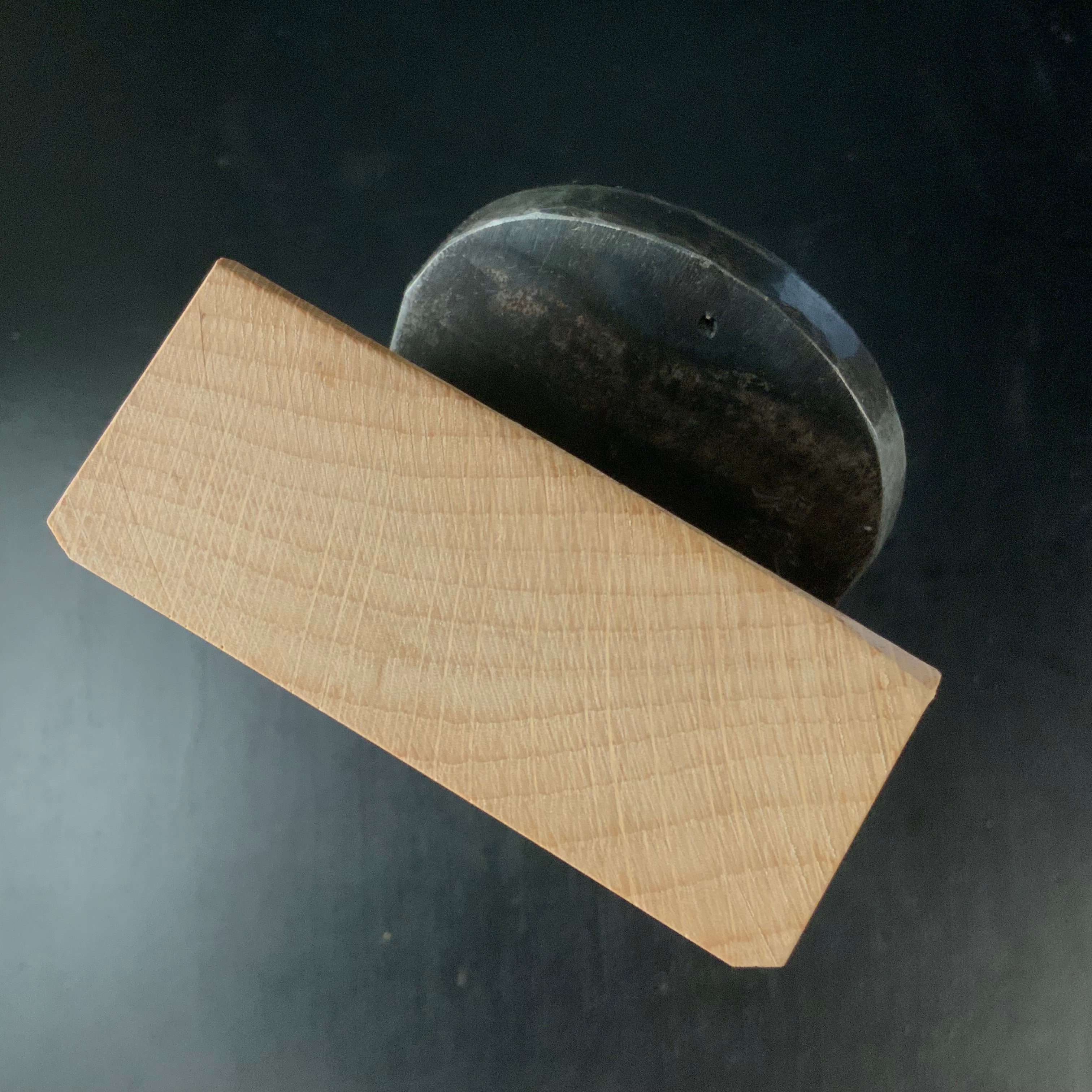 Old stock Gotaisan Smoothing Plane (Kanna) by Funahiro 掘出し物 舟弘作 仕上げ鉋 五台山 70mm