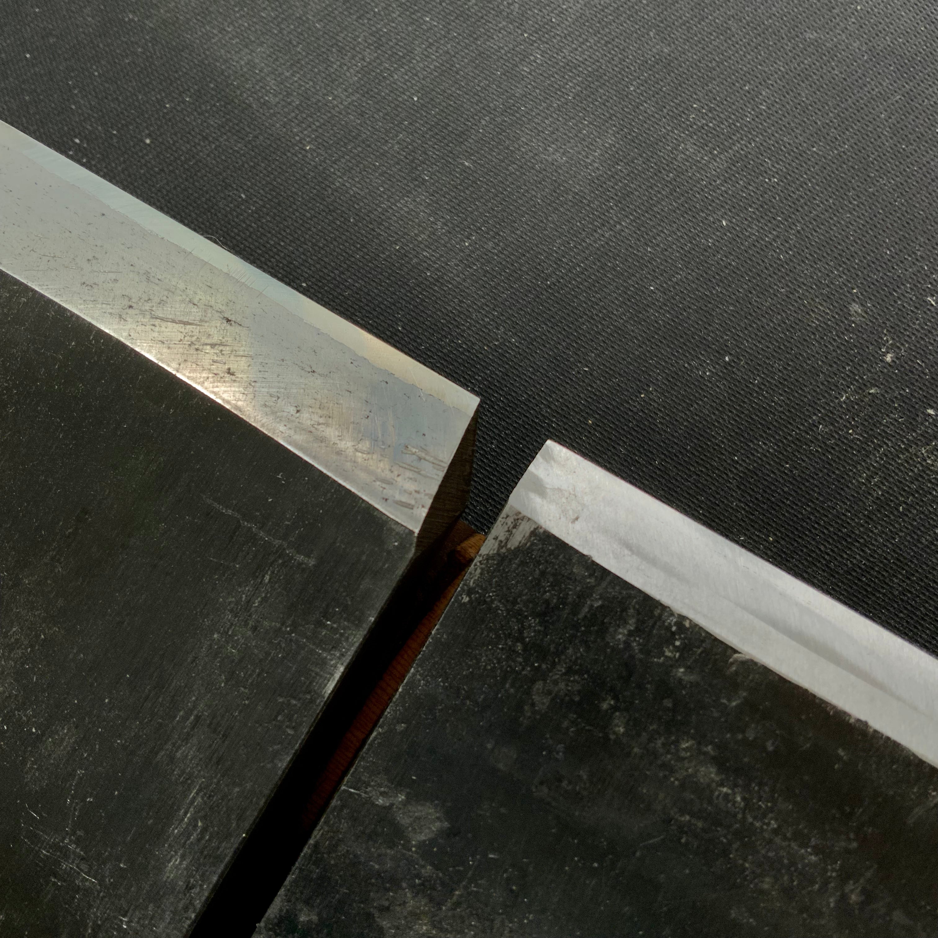 Old stock Genji Smoothing Plane (Kanna) by Kiyotsugu Toushichi 掘出し物 猪上清次作 源氏 仕上げ鉋 65mm