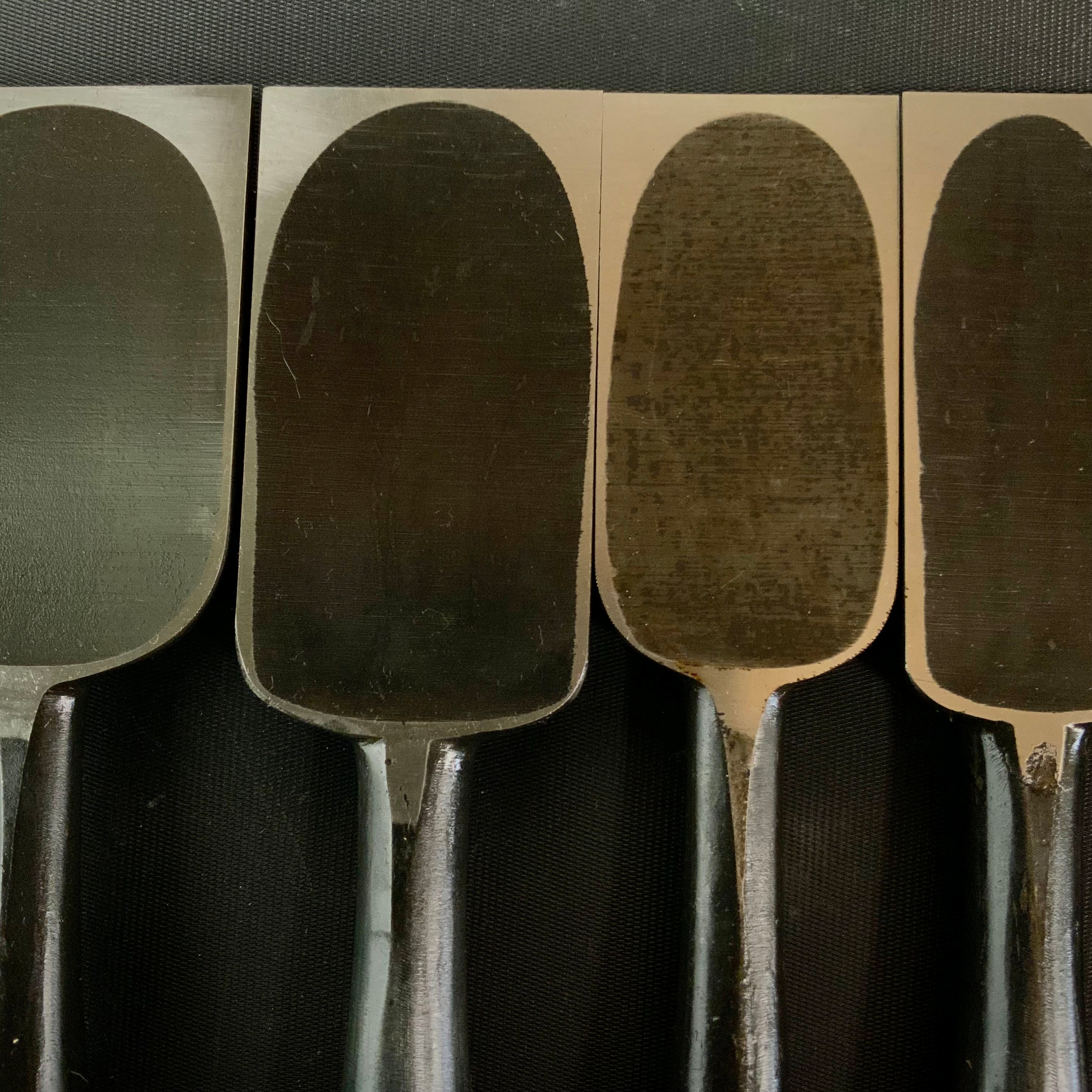 Old Stock Kanehiro Timber chisels 6piece set / 掘り出し物 兼弘 叩鑿 6本組