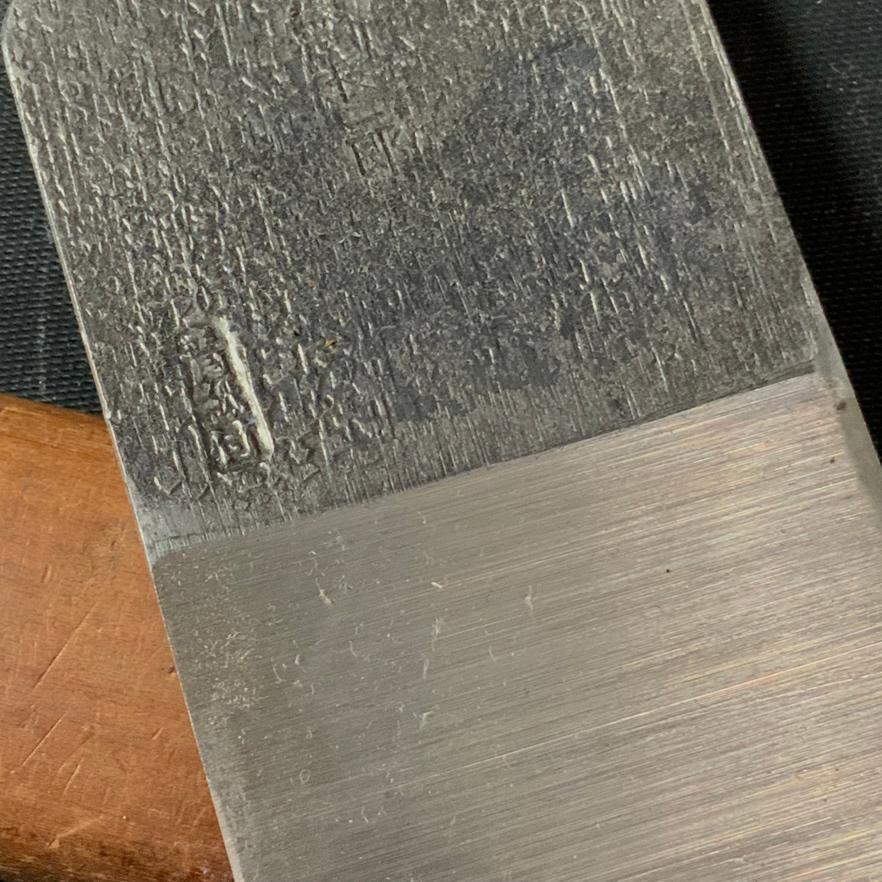 Old stock Chojiro Rabbet Plane ( Kiwa Kanna) with Blue steel. 掘出し物 長二郎 際鉋 右 48mm