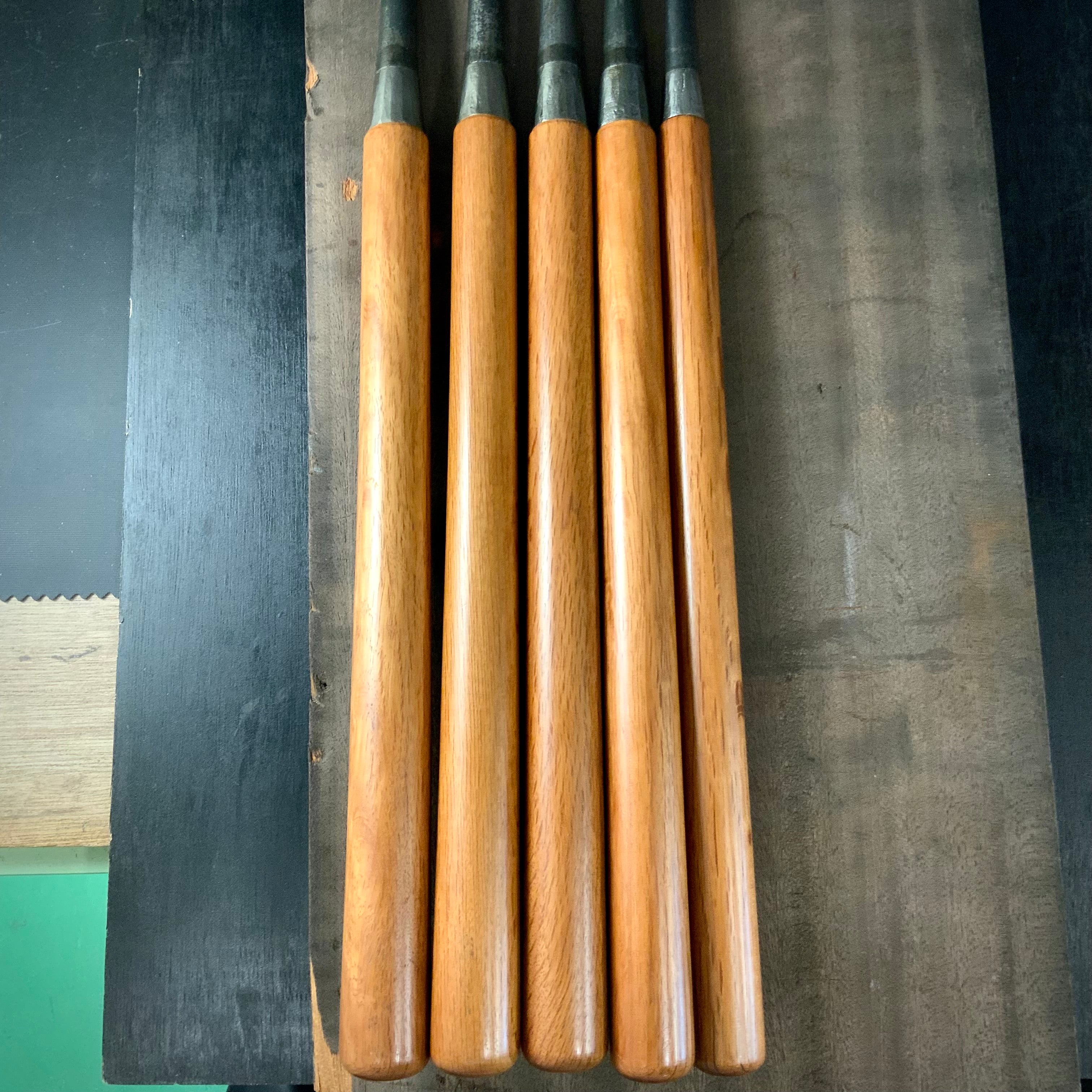 Kunikei Old stock #3 Slick Chisels by Ikeda Yoshiro (Ootsuki-nomi, Hontsuki-Nomi) 掘出し物 池田慶郎氏 三代目国慶作 本突き鑿