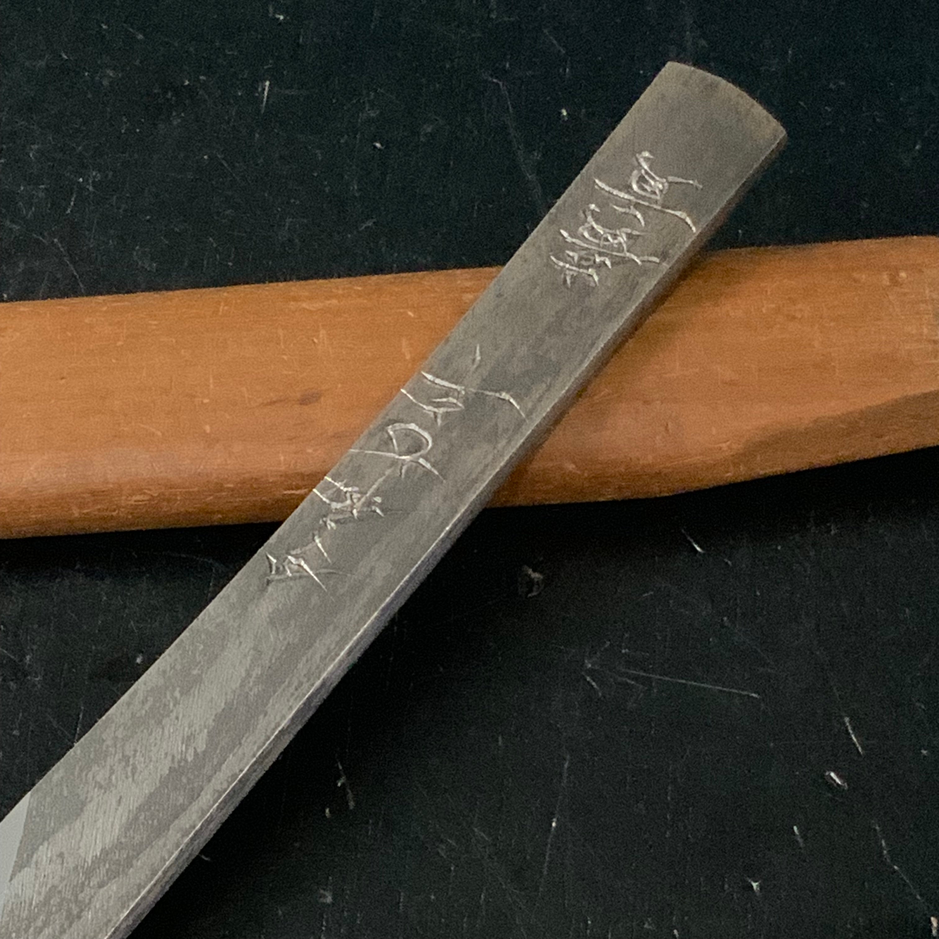 Gasho Hirotsugu Right hand Kiridashi by Sozen Carving 賀正 廣貢 素全作 切出し小刀 右 21mm