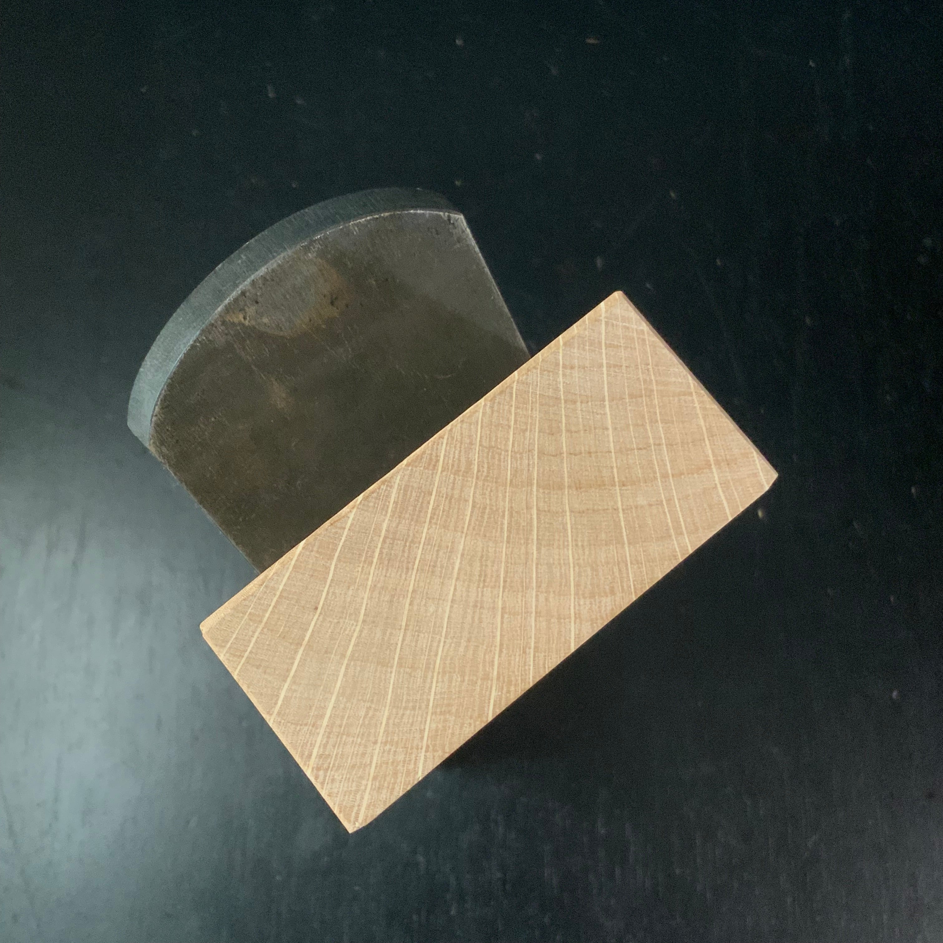 Old stock #3 Chiyoduru Unju Smoothing Plane (Kanna) by Tanaka shougo 掘出し物 千代鶴運寿 田中昭吾作 仕上げ鉋 60mm