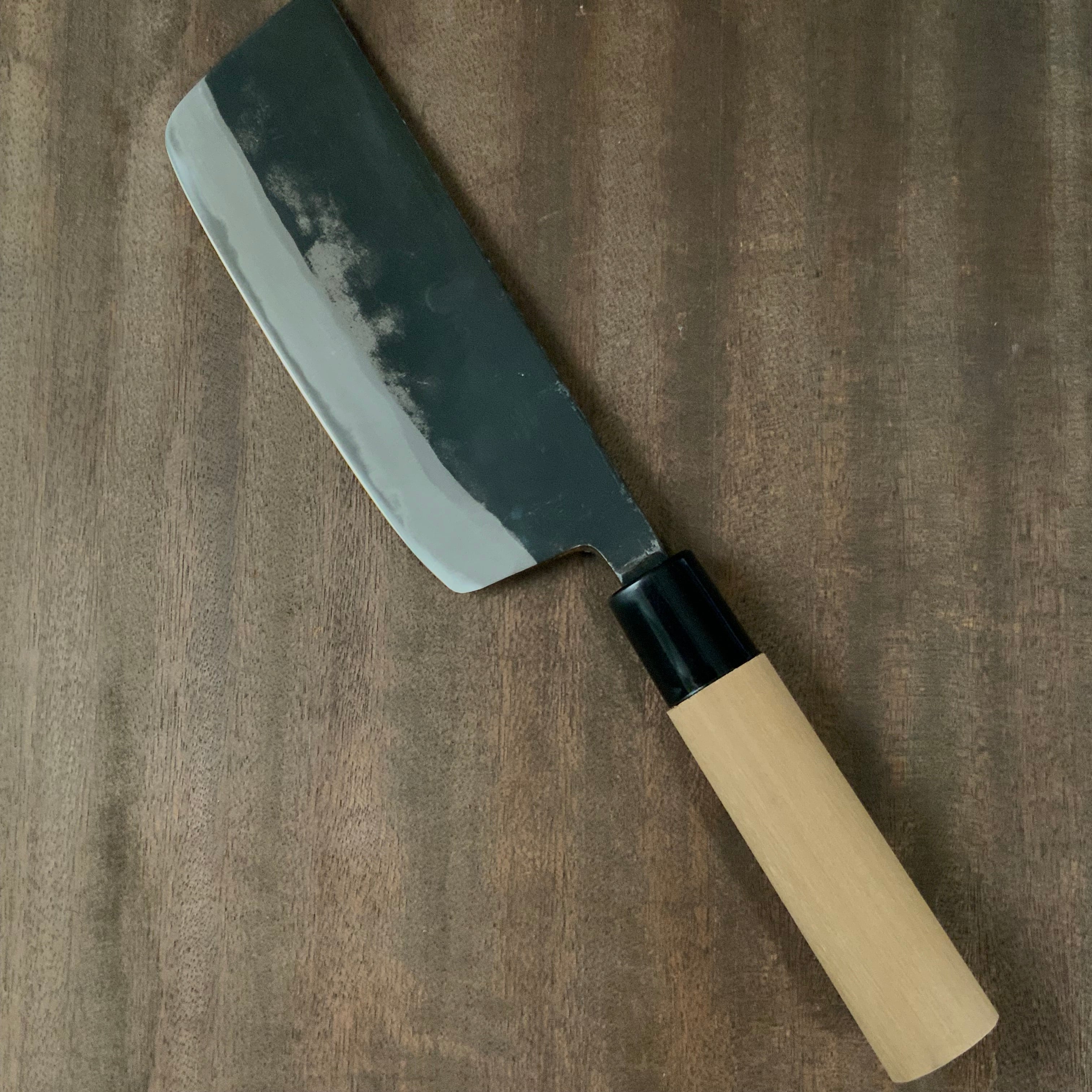 Tojiro Nakiri Bocho with white steel / 藤次郎 菜切包丁 白紙鋼 150mm