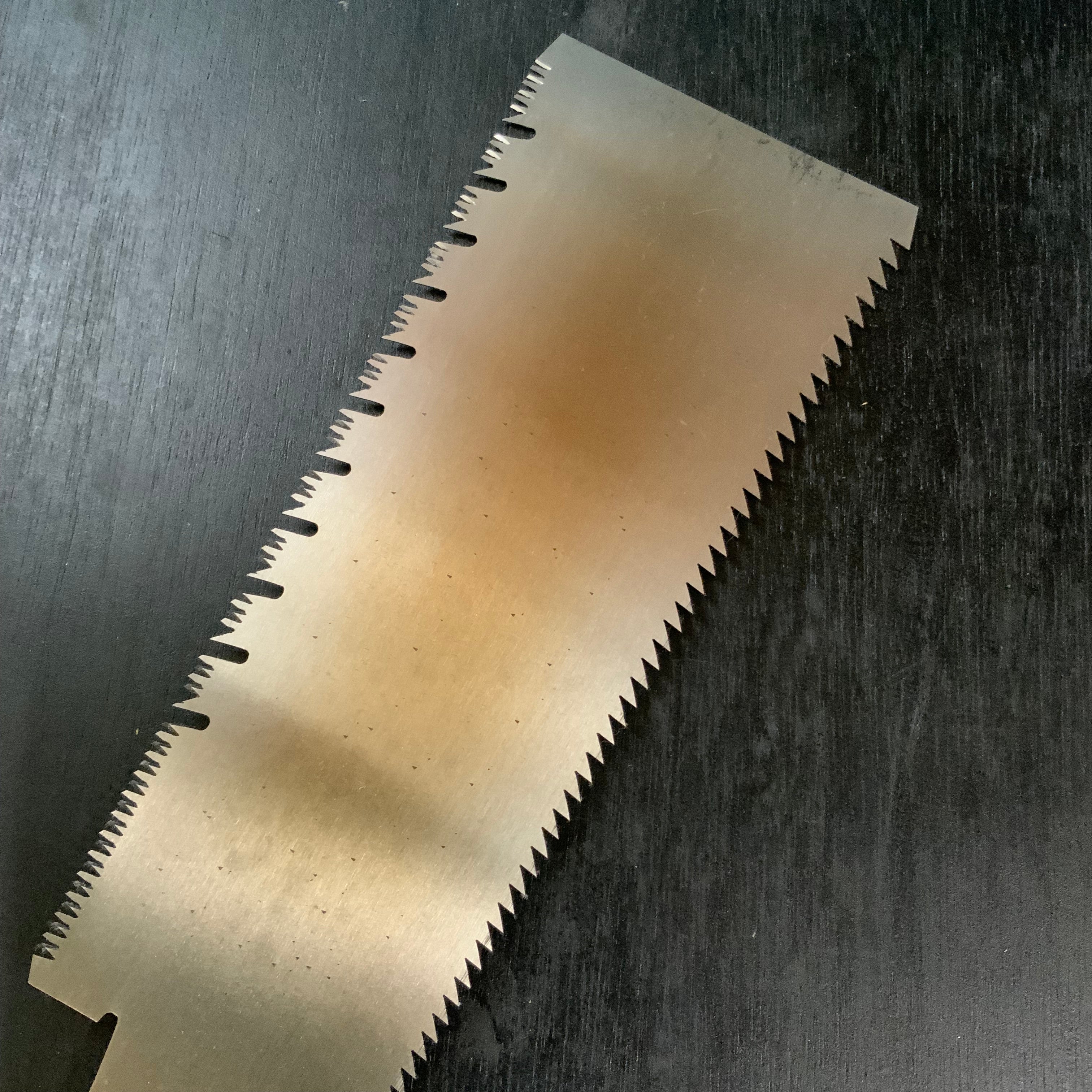 #129 Nagakatsu Double Edge Saw Rip cut set by Kurashige 長勝鋸 両刃鋸 274mm