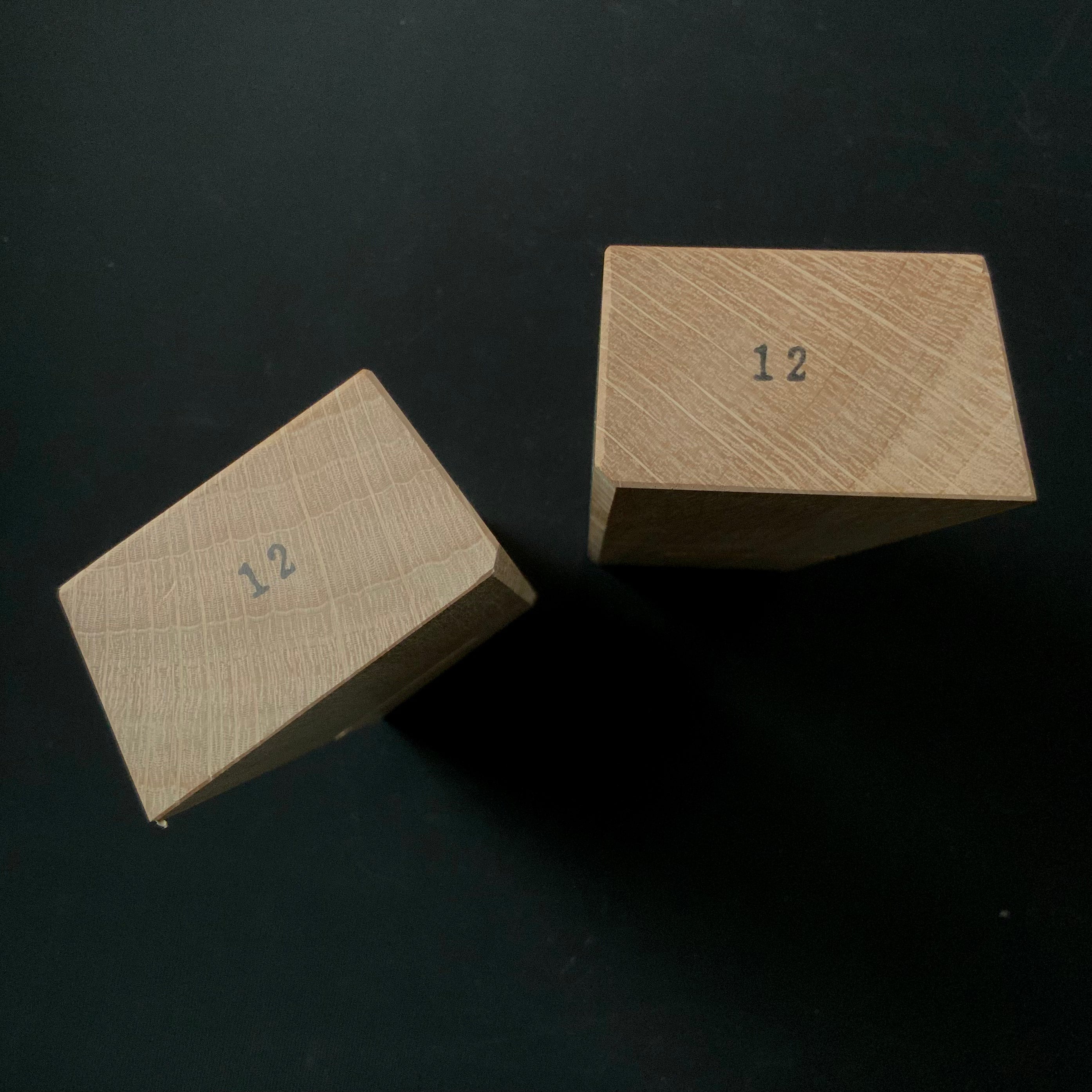 Kouetsu Special Rabbet Plane right and left By Komori 小森作 侊悦 蟻際鉋 左右